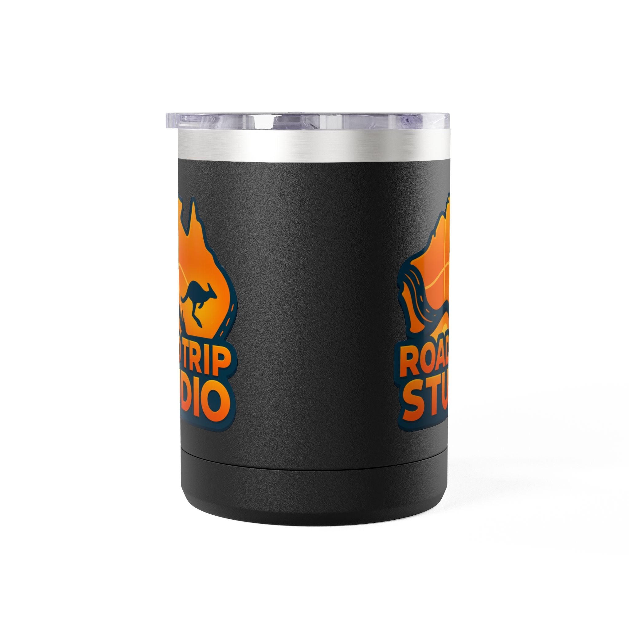 Road Trip Studio 15oz Travel Mug — Australian Map & Kangaroo Logo Tumbler
