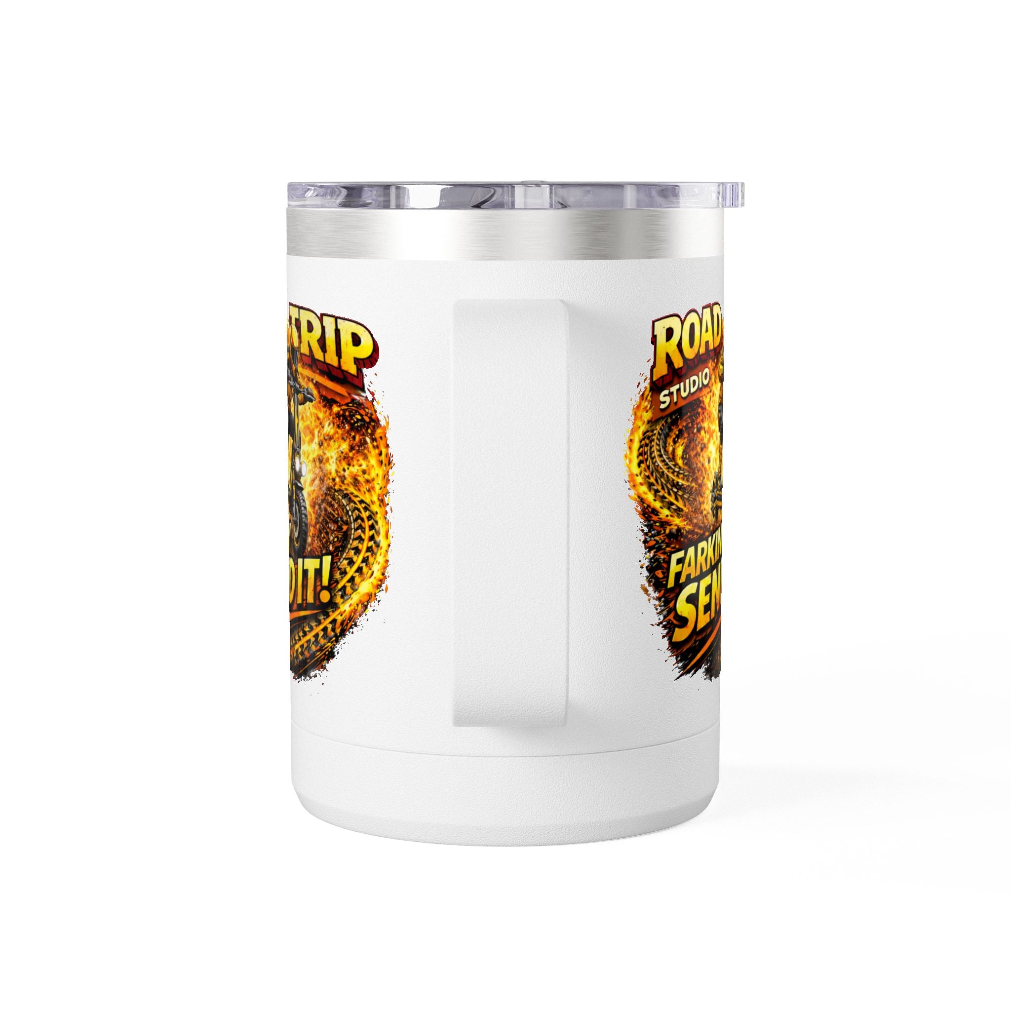 Farkin’ Send It Electric Scooter 15oz Travel Mug