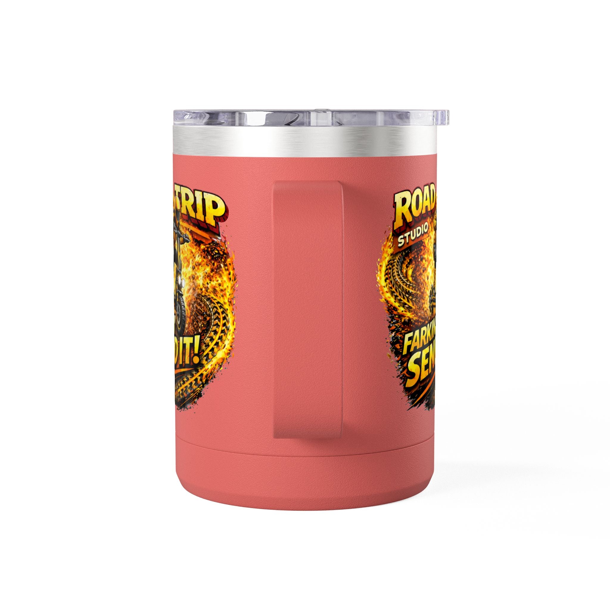 Farkin’ Send It Electric Scooter 15oz Travel Mug