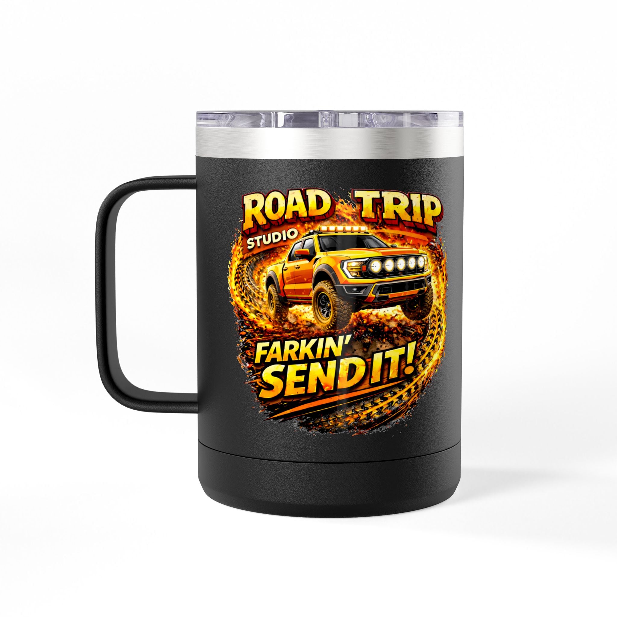 Farkin’ Send It Off-Road Ute 15oz Travel Mug