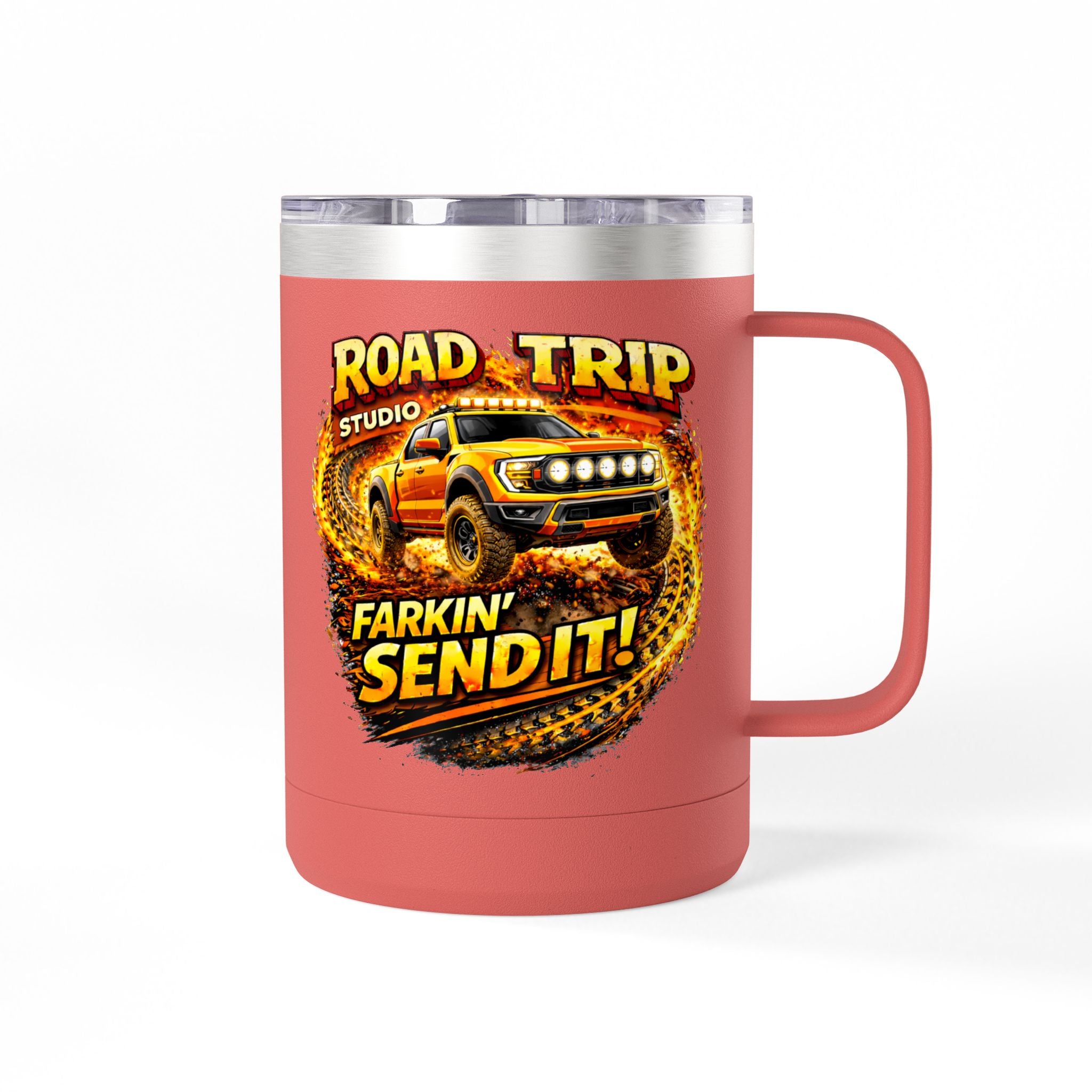Farkin’ Send It Off-Road Ute 15oz Travel Mug