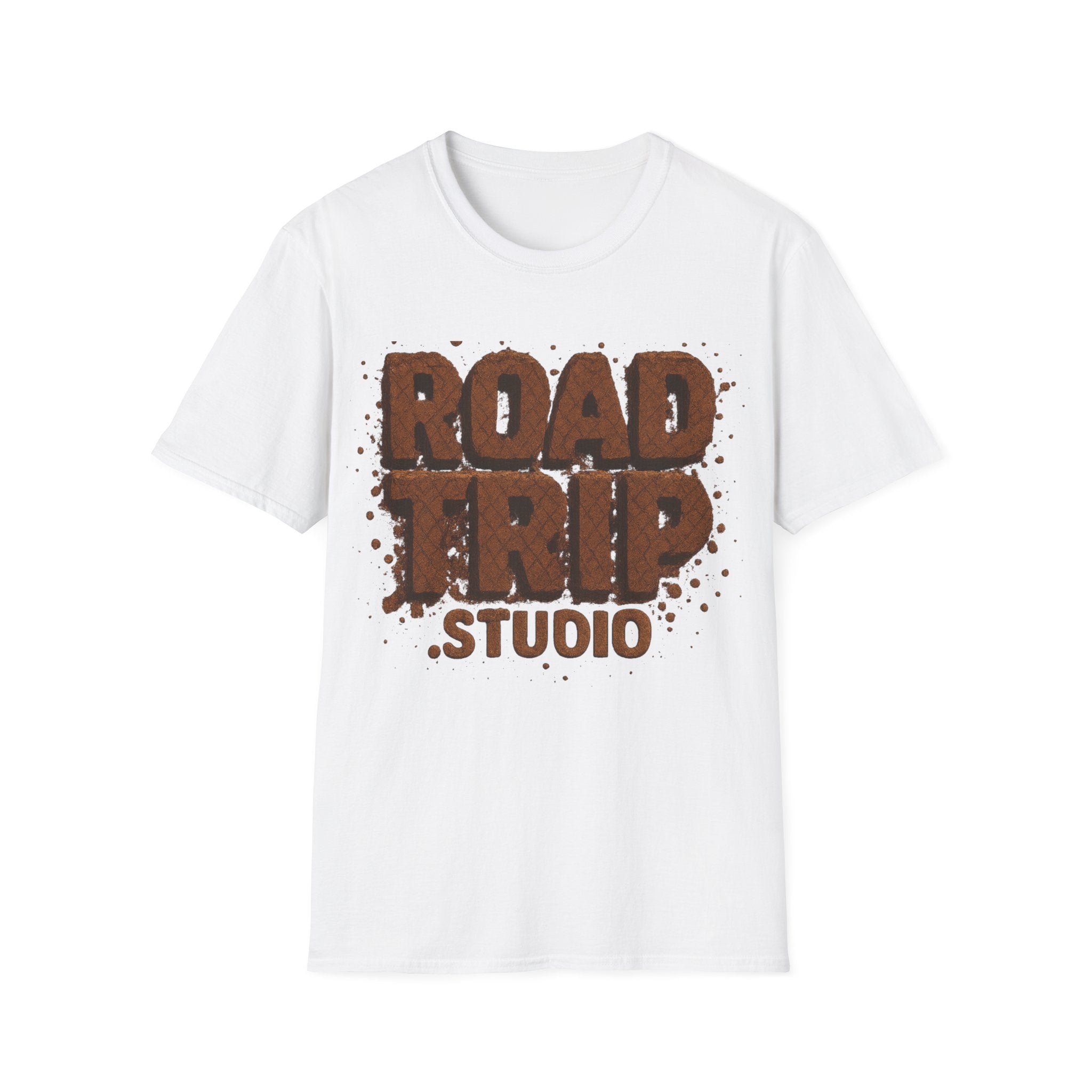 Road Trip Mud Splatter Text Logo T-Shirt — Official Road Trip Merch