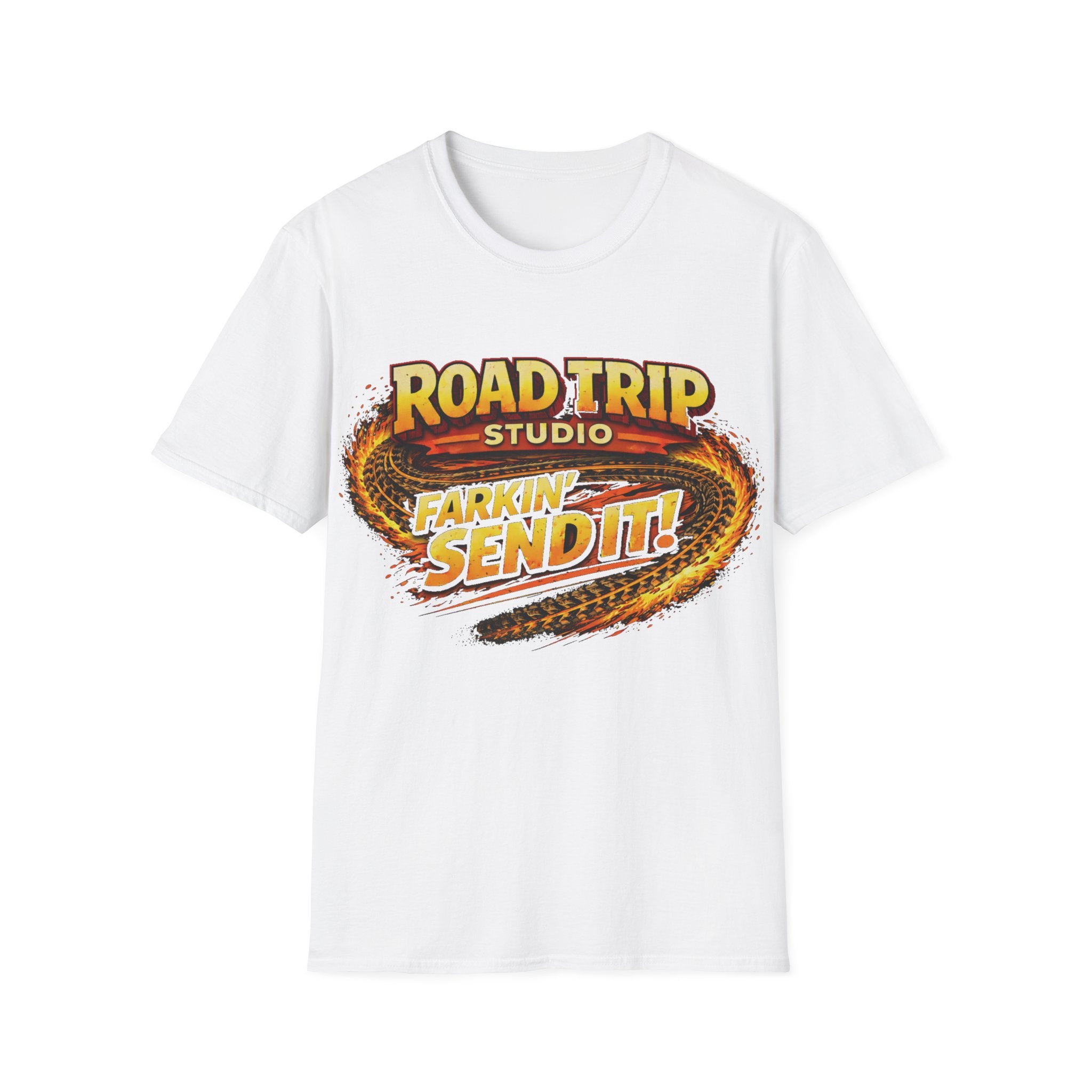 Road Trip Studio - Farkin Send It Logo T-Shirt — Official Road Trip Merch