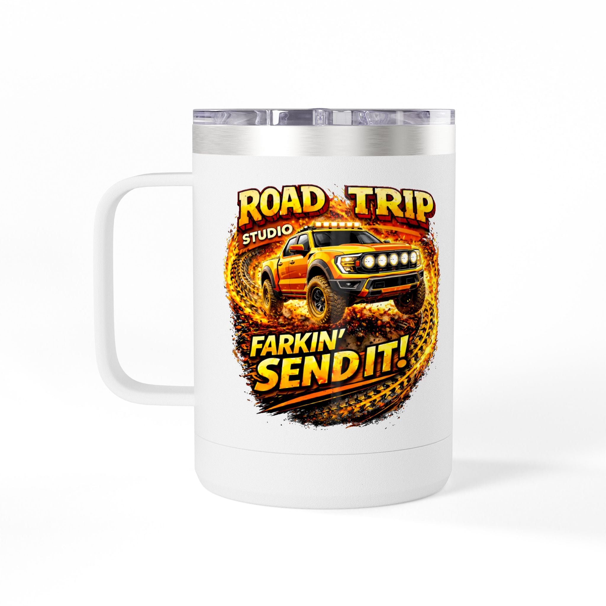 Farkin’ Send It Off-Road Ute 15oz Travel Mug