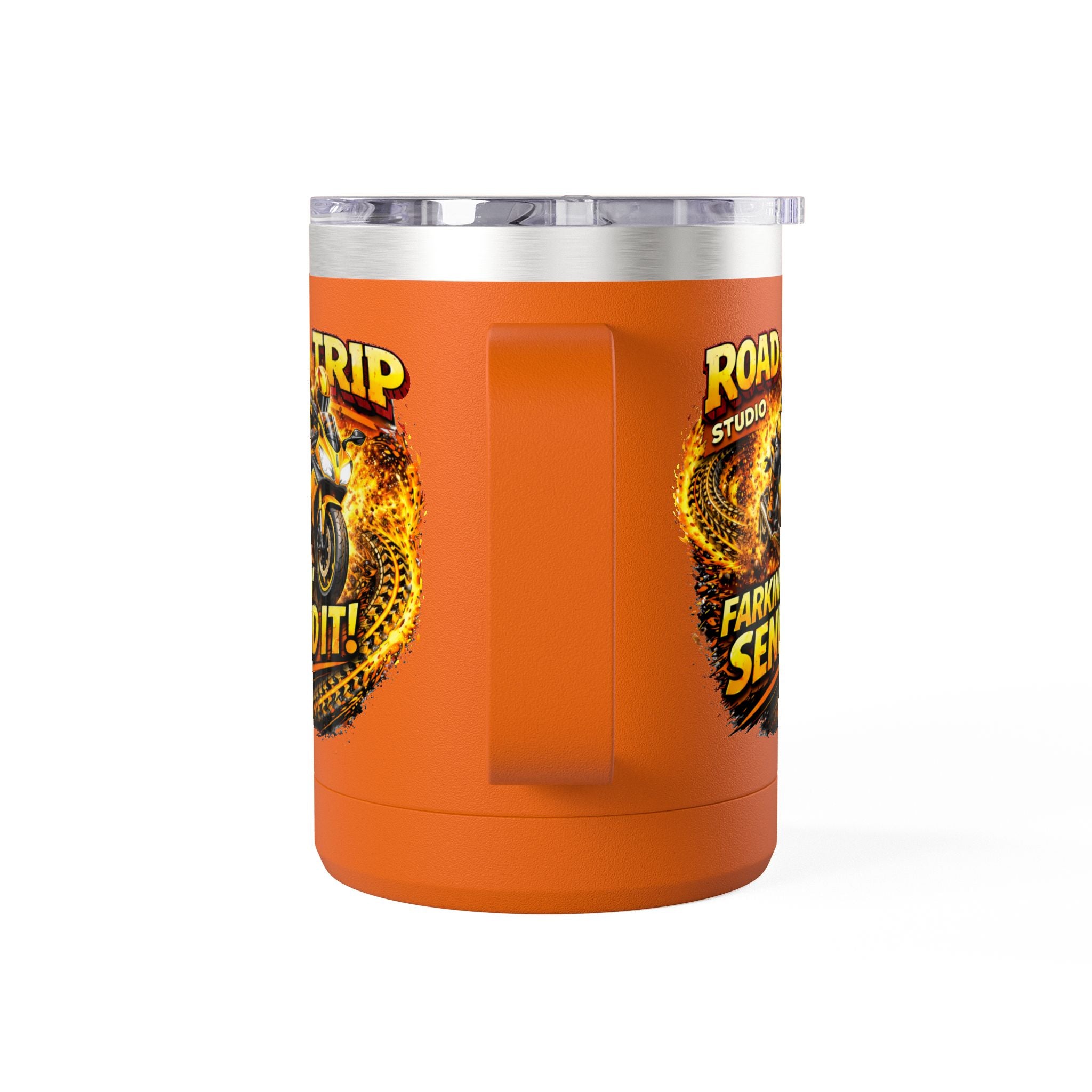 Farkin’ Send It Road Bike 15oz Travel Mug