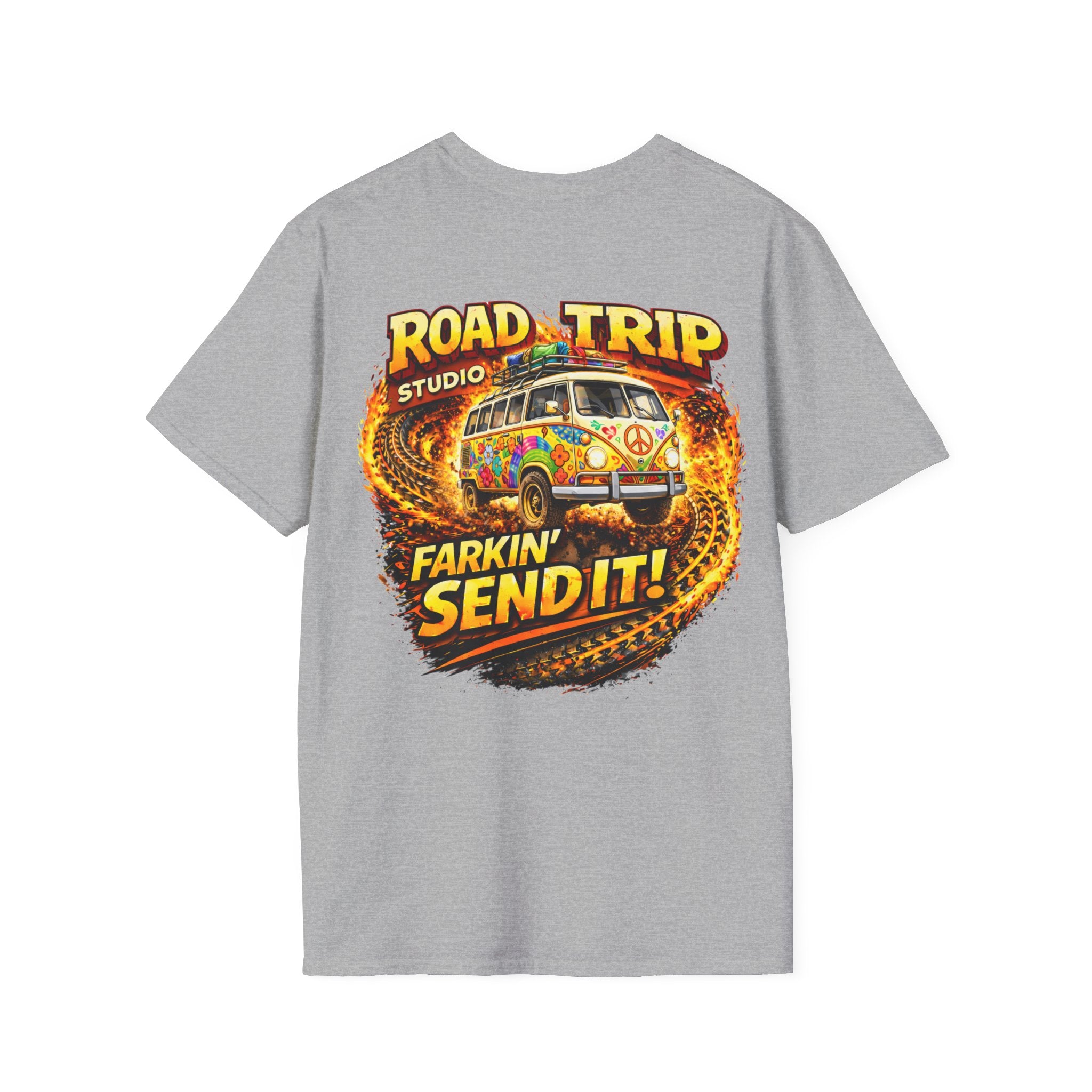Farkin’ Send It Hippy Van T-Shirt - Official Road Trip Merch