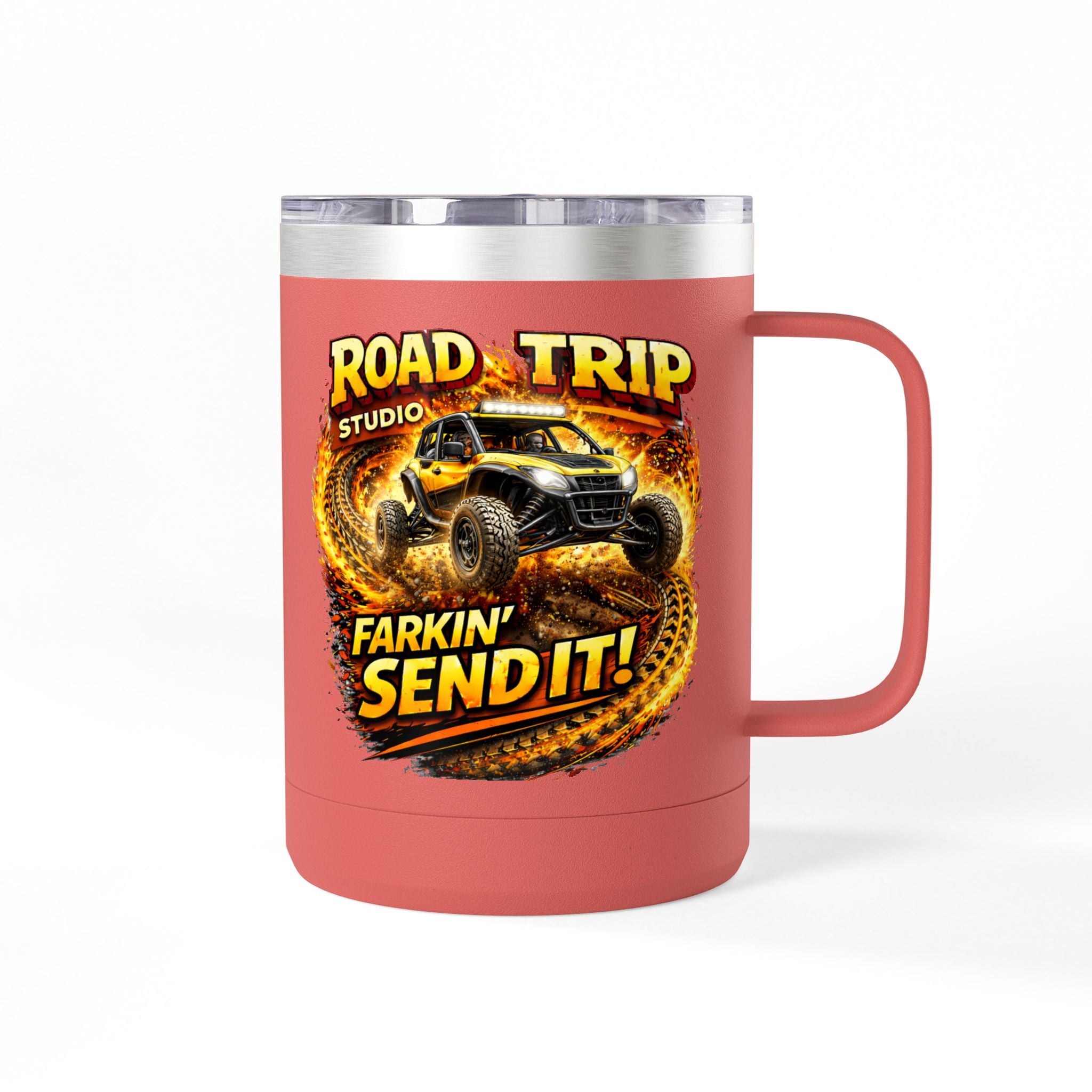 Farkin’ Send It Off-Road Buggy 15oz Travel Mug