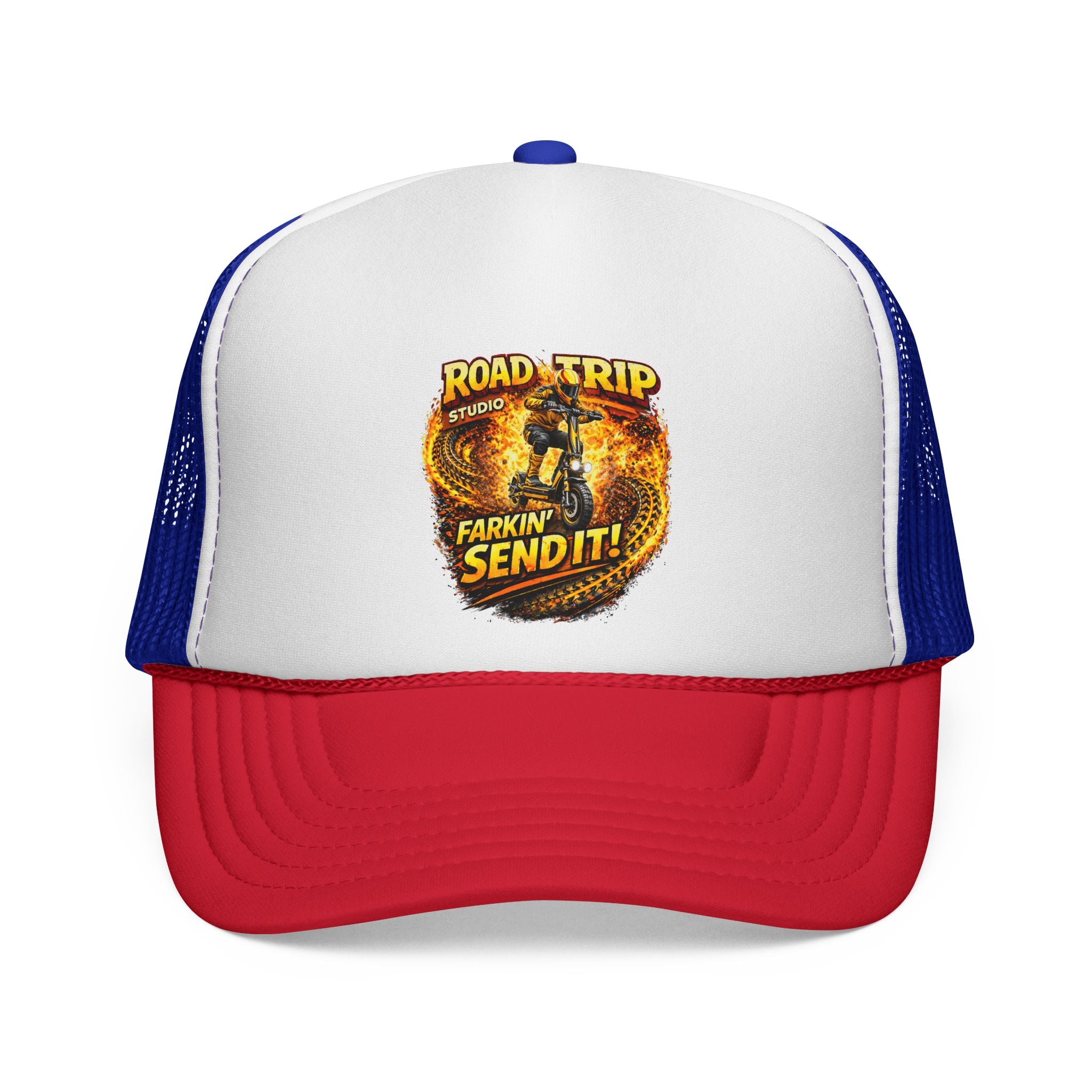 Farkin’ Send It Electric Scooter Trucker Cap
