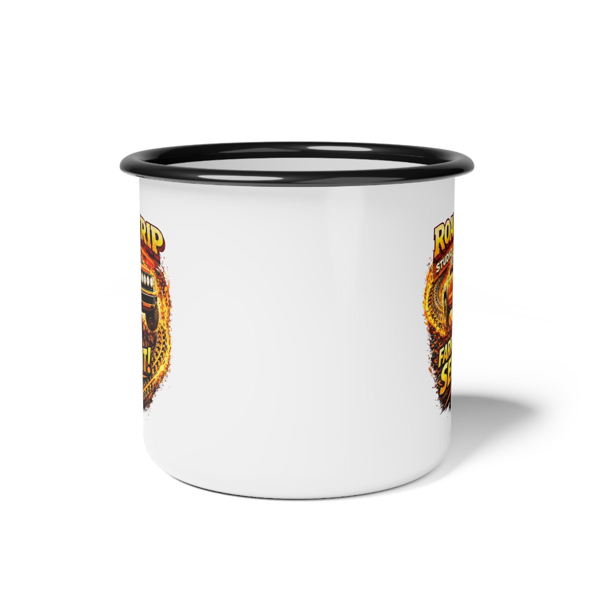 Farkin’ Send It Off-Road Ute Enamel Camp Cup