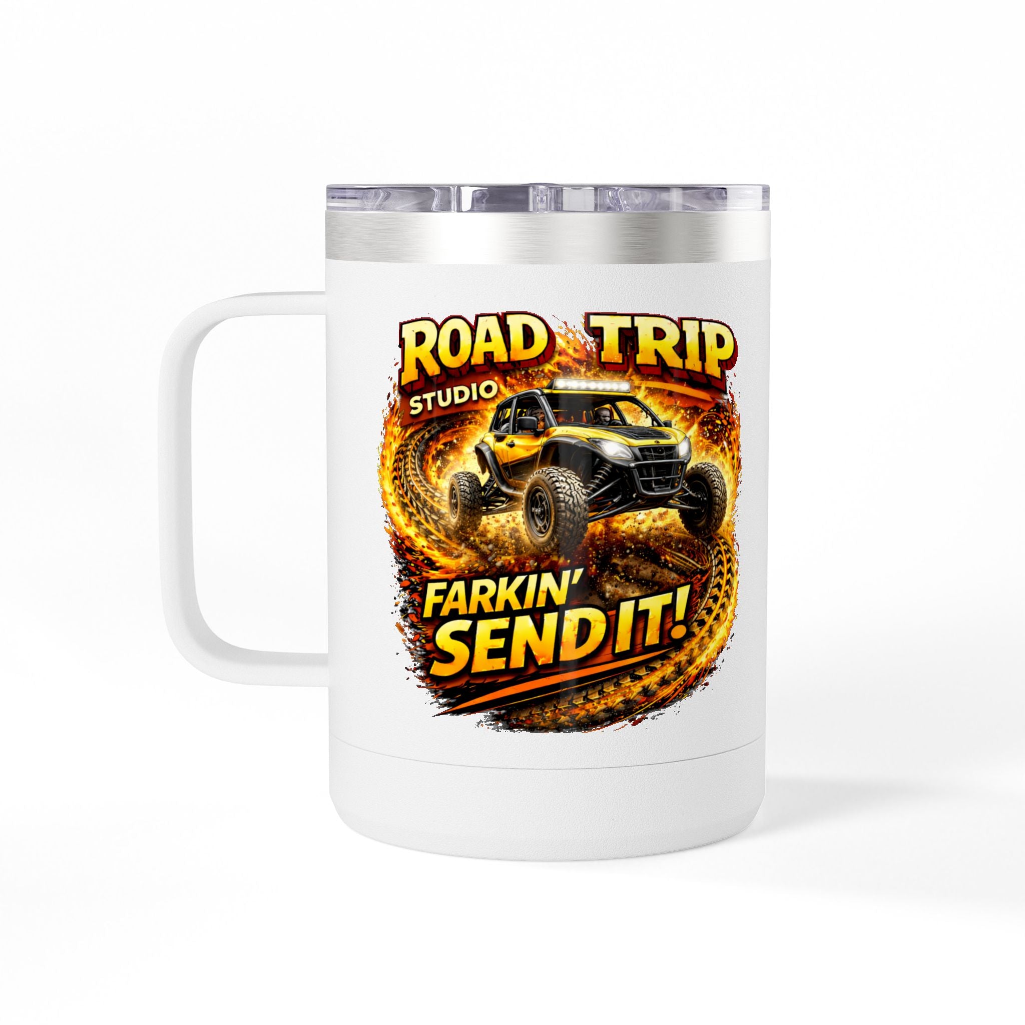 Farkin’ Send It Off-Road Buggy 15oz Travel Mug