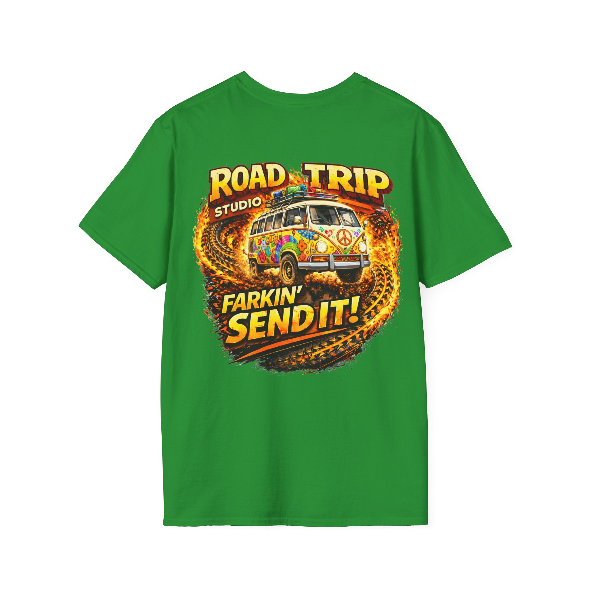 Farkin’ Send It Hippy Van T-Shirt - Official Road Trip Merch