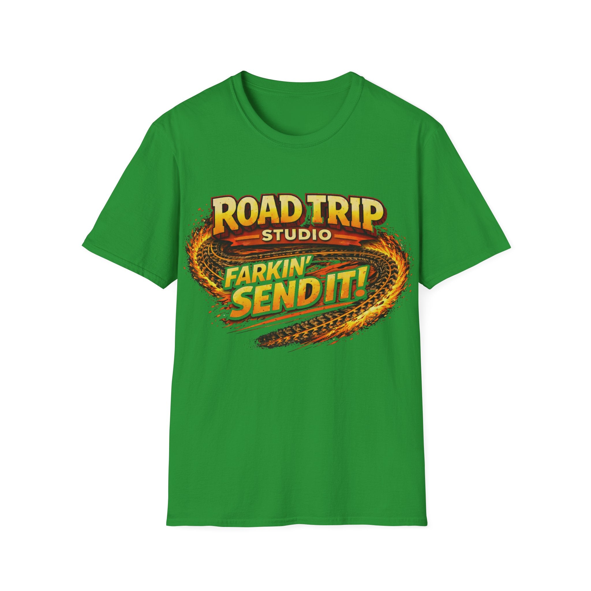 Road Trip Studio - Farkin Send It Logo T-Shirt — Official Road Trip Merch