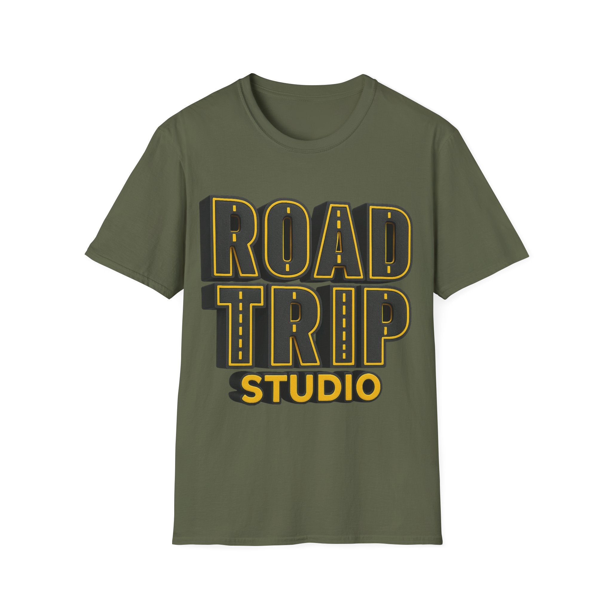 Road Trip Highway Text Logo T-Shirt — Official Road Trip Merch