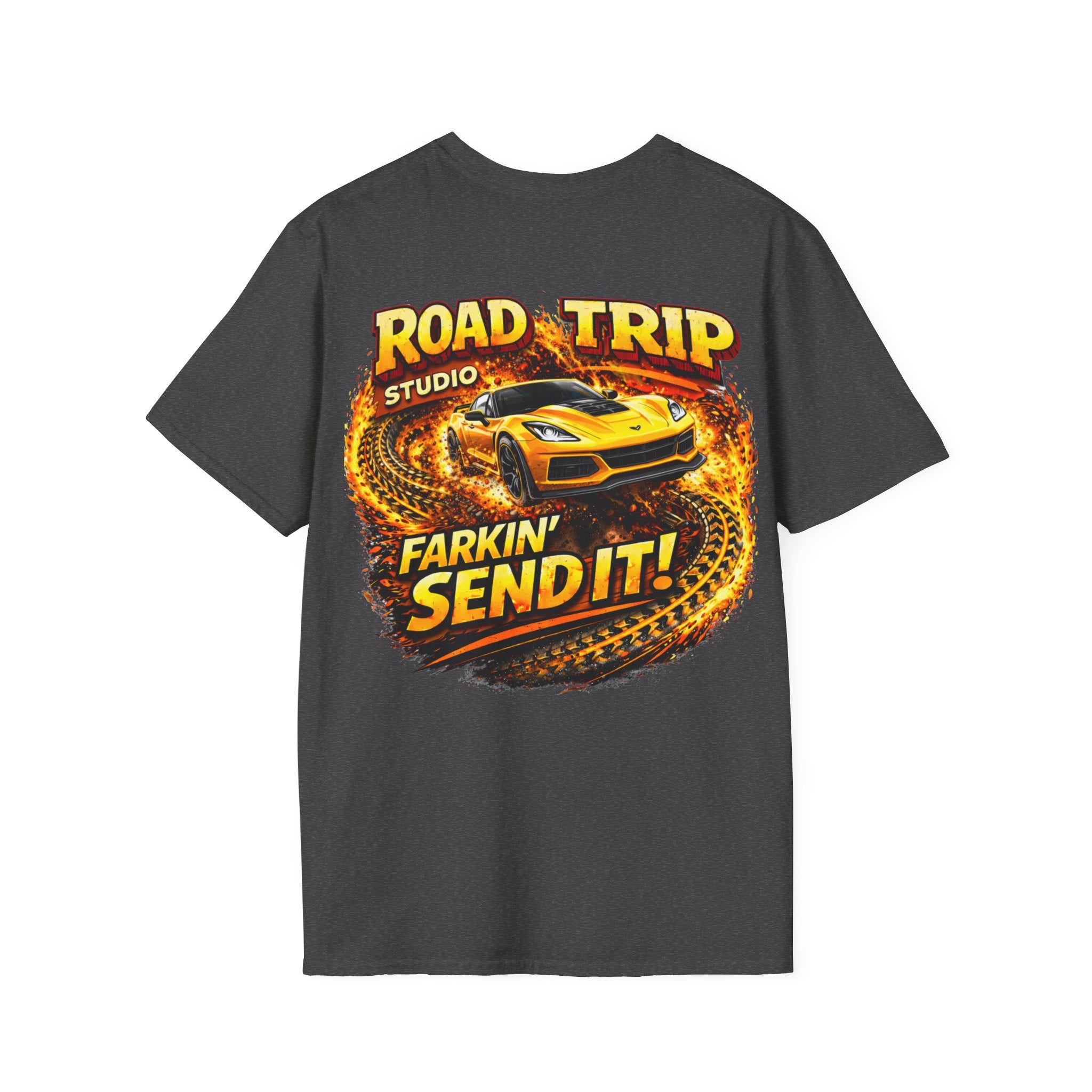 Farkin’ Send It Sports Car T-Shirt - Official Road Trip Merch