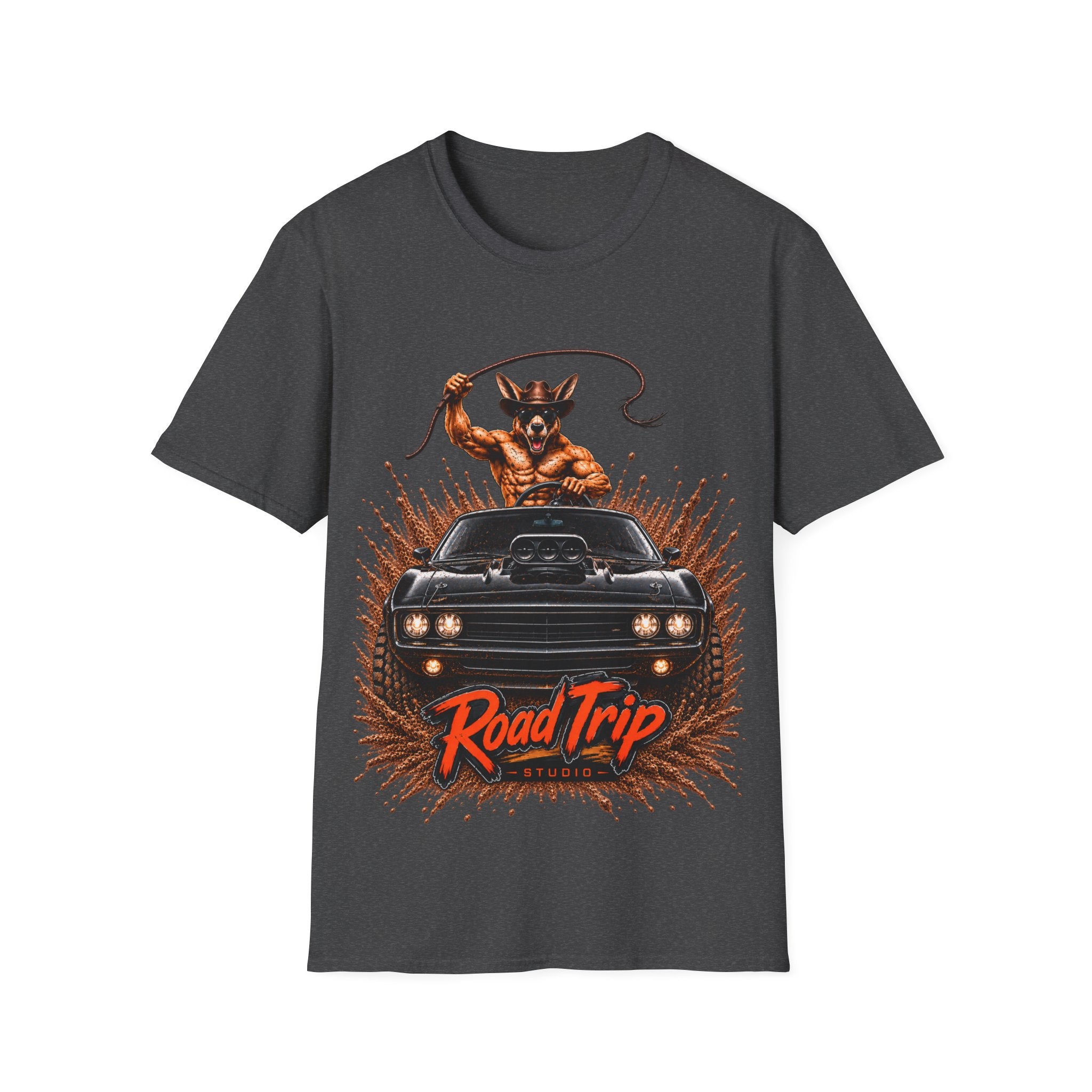 Cowboy Kangaroo Muscle Car Tee