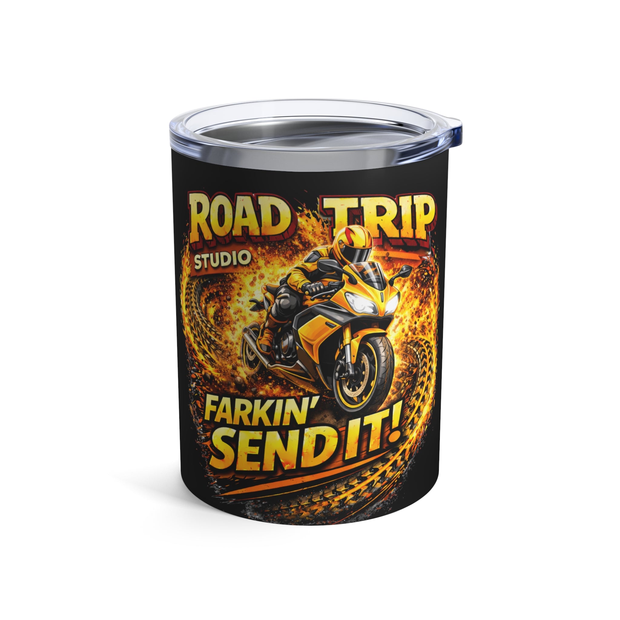 10oz Farkin’ Send It Road Bike Tumbler