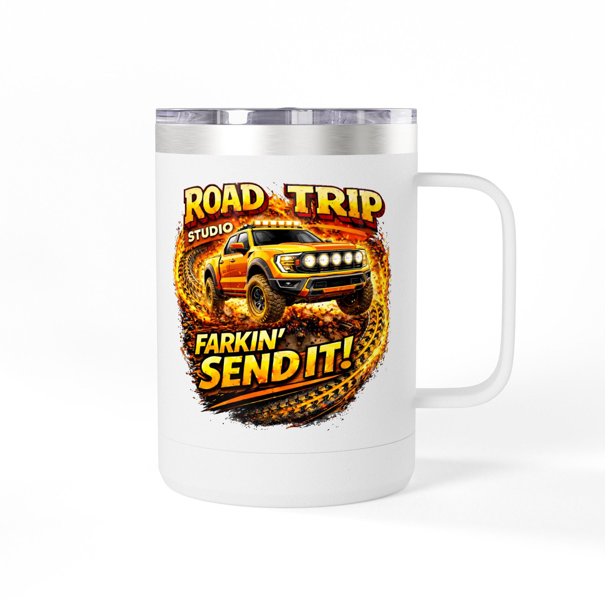 Farkin’ Send It Off-Road Ute 15oz Travel Mug