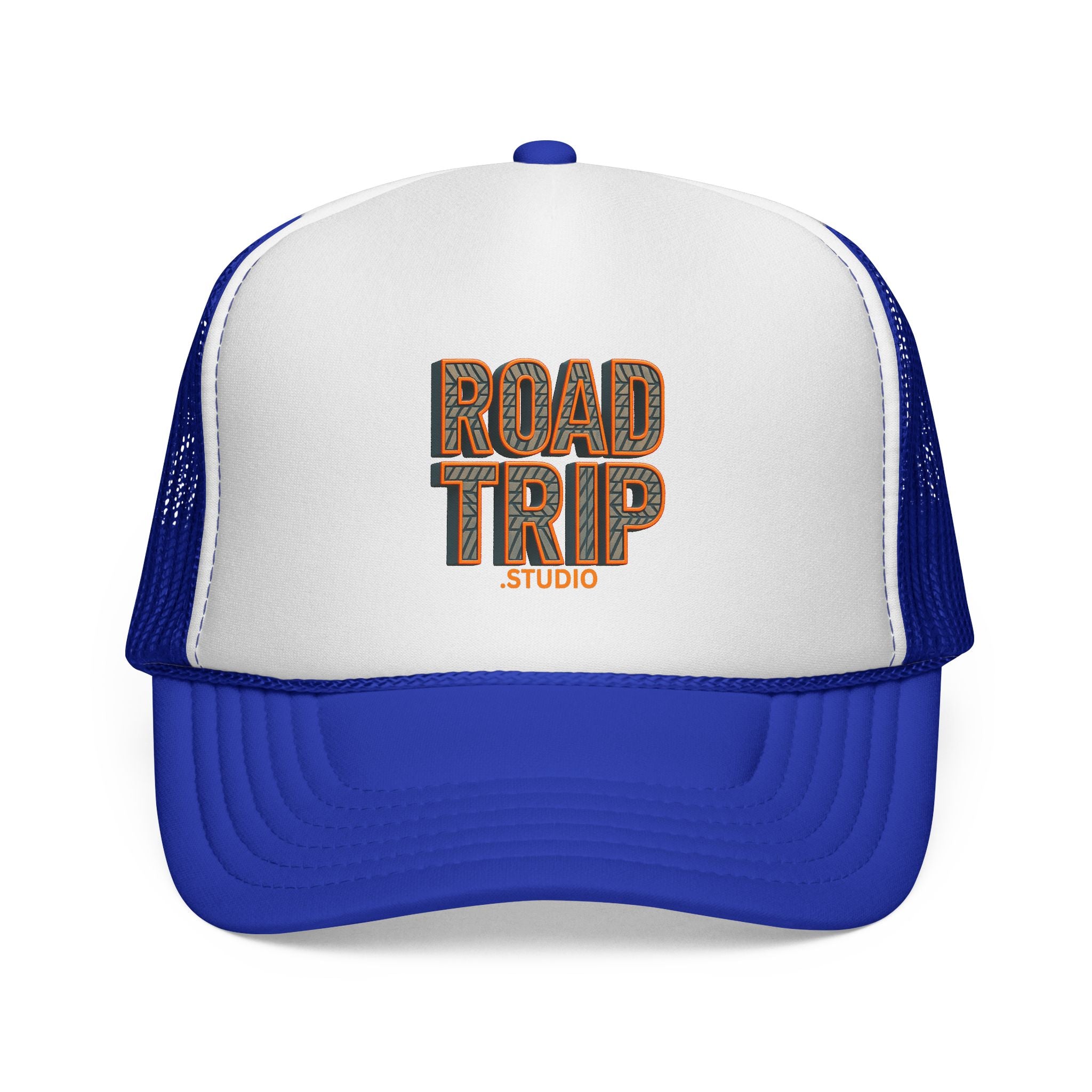 Road Trip Trucker Cap — Tyre Tread Logo Mesh Hat