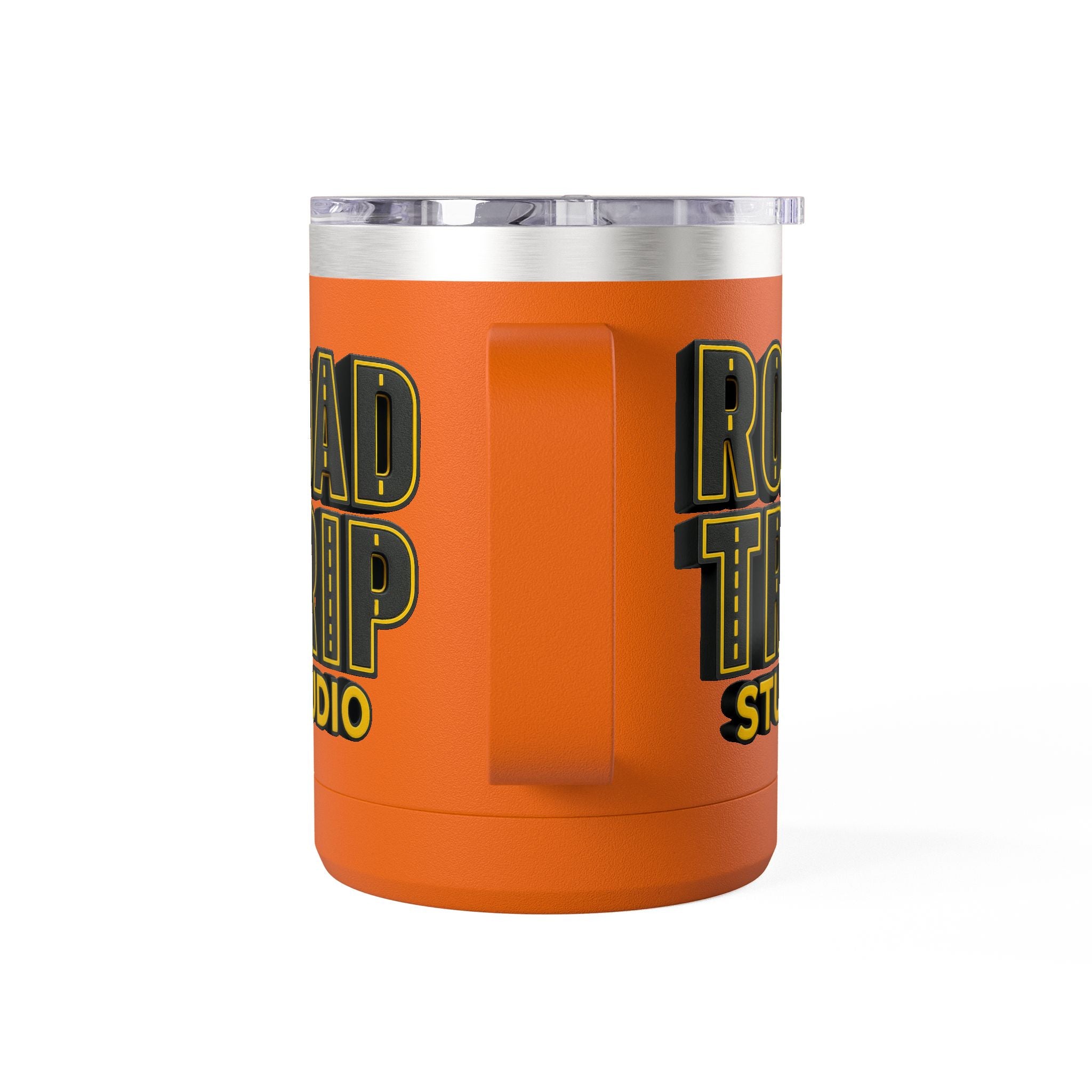 Road Trip Studio 15oz Travel Mug — Highway Text Tumbler