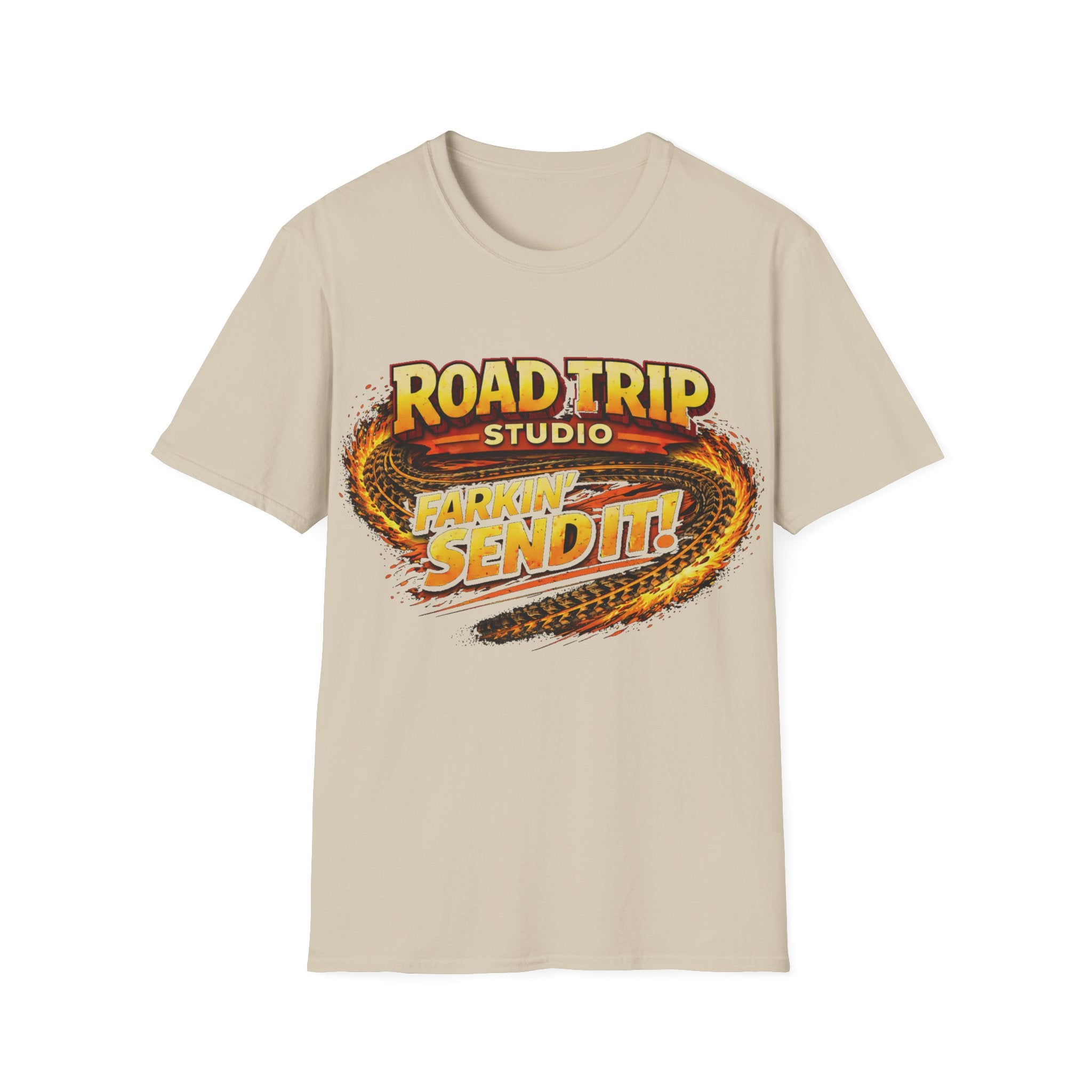 Road Trip Studio - Farkin Send It Logo T-Shirt — Official Road Trip Merch