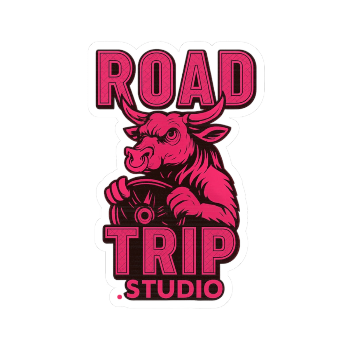 Road Trippin’ Bull Stickers - Official Road Trip Merch