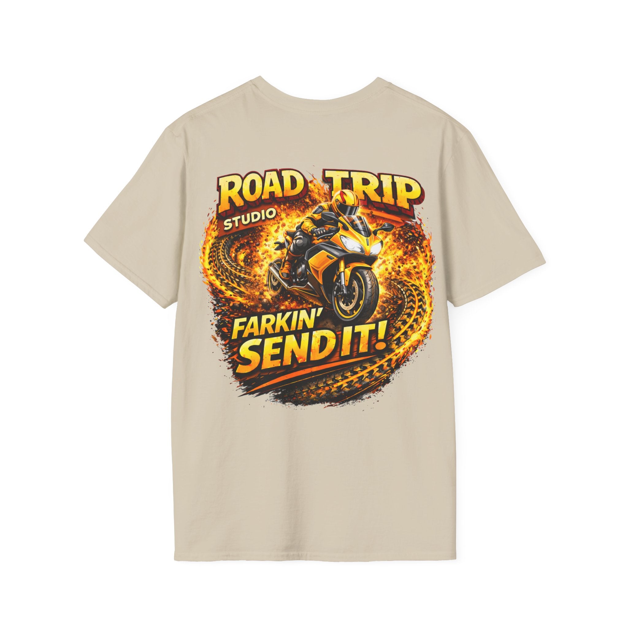 Farkin’ Send It Road Bike T-Shirt - Official Road Trip Merch