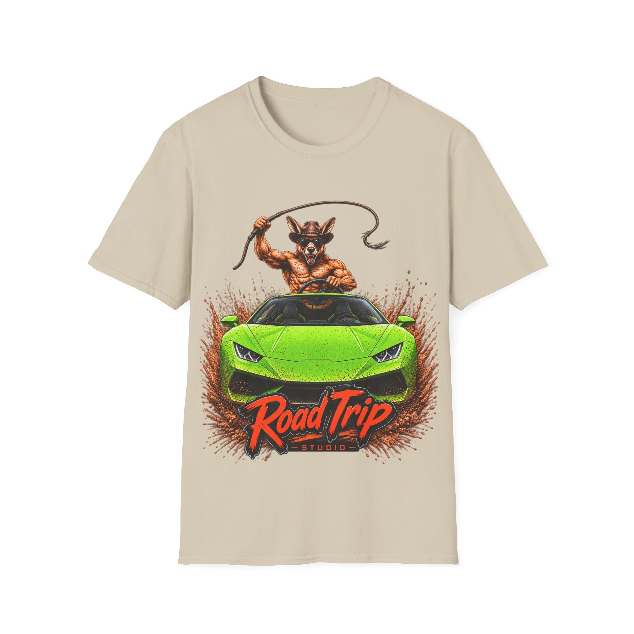 Cowboy Kangaroo Sports Car Tee