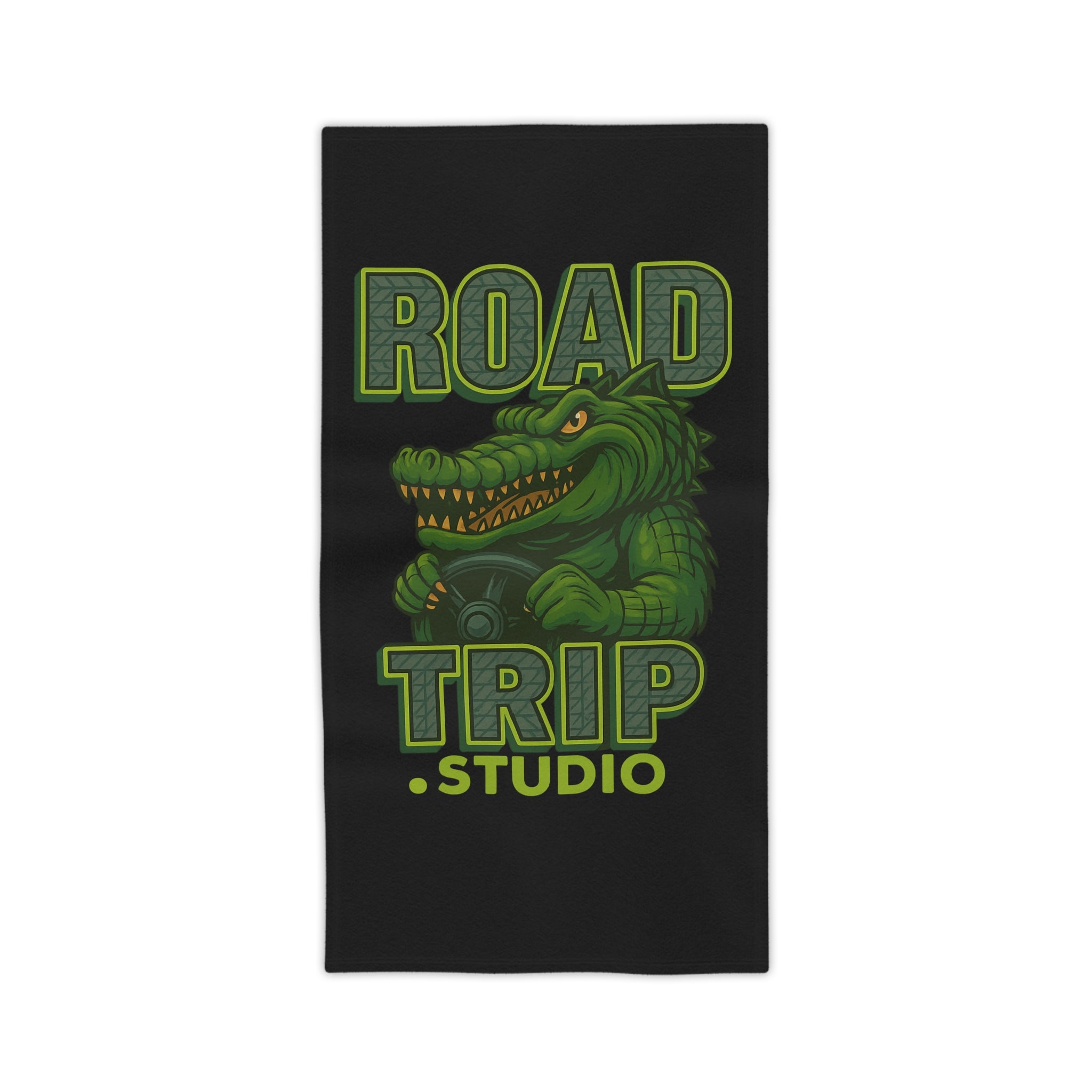 Road Trippin’ Crocodile Beach Towel