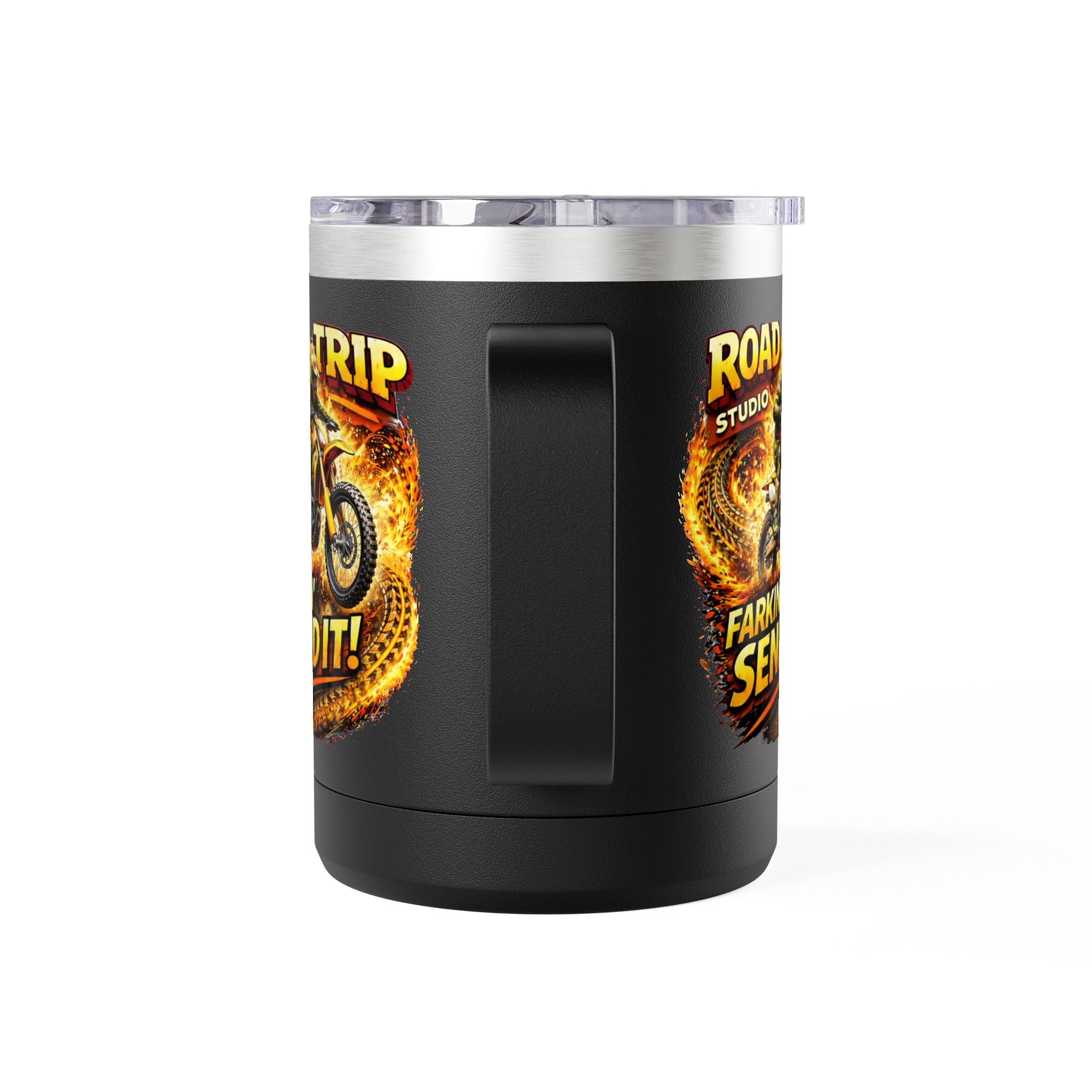 Farkin’ Send It Motocross 15oz Travel Mug