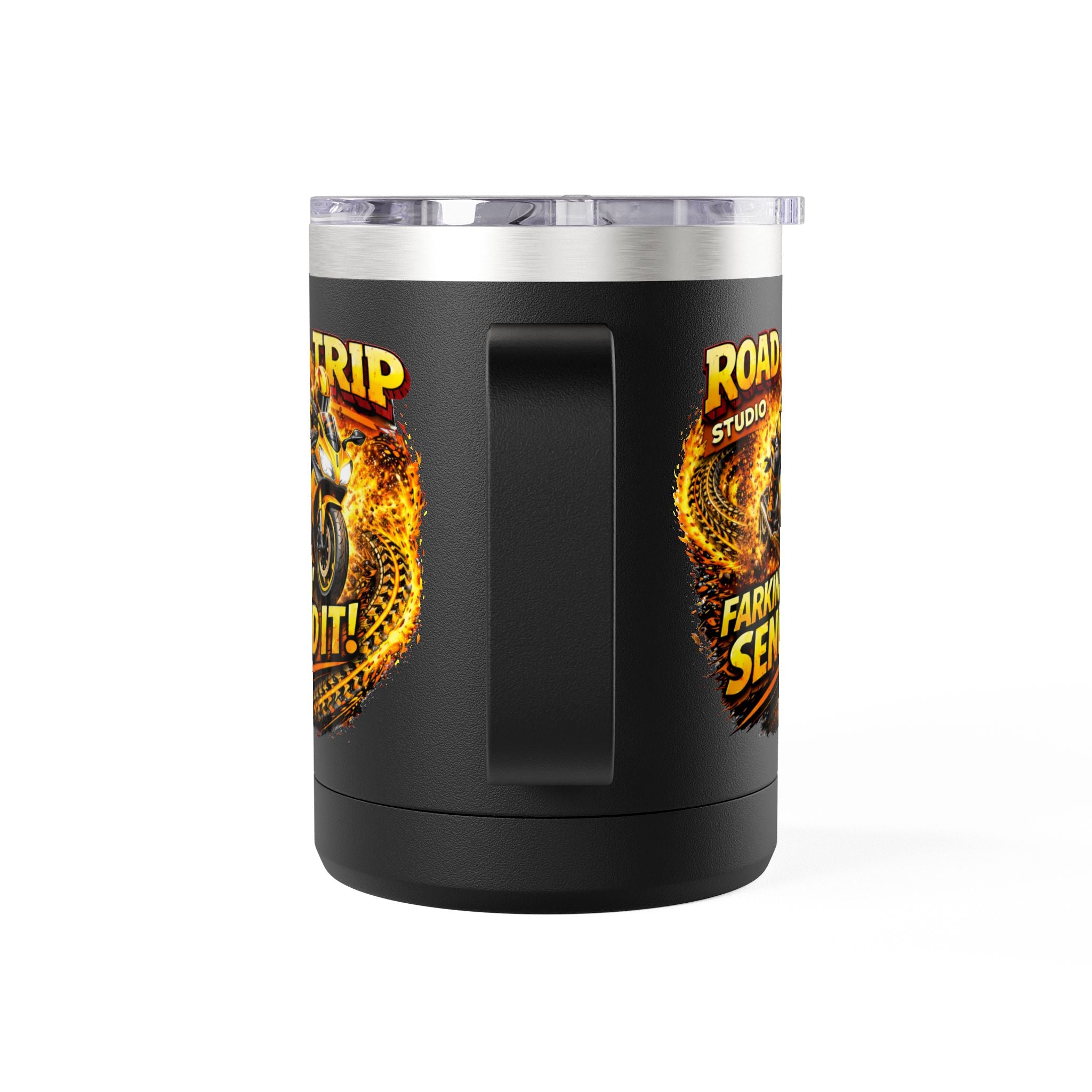 Farkin’ Send It Road Bike 15oz Travel Mug