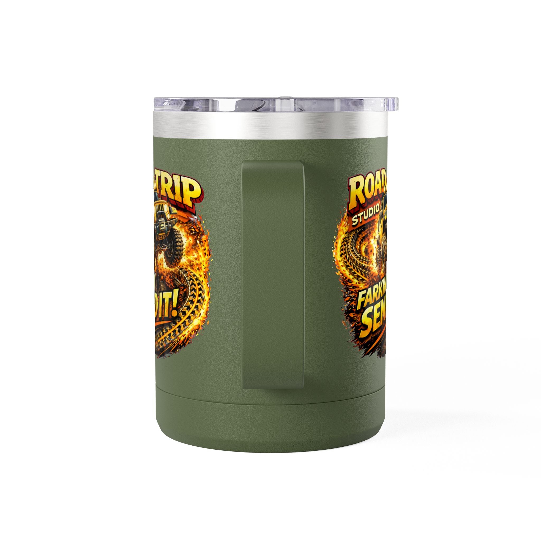 Farkin’ Send It Off-Road Jeep 15oz Travel Mug