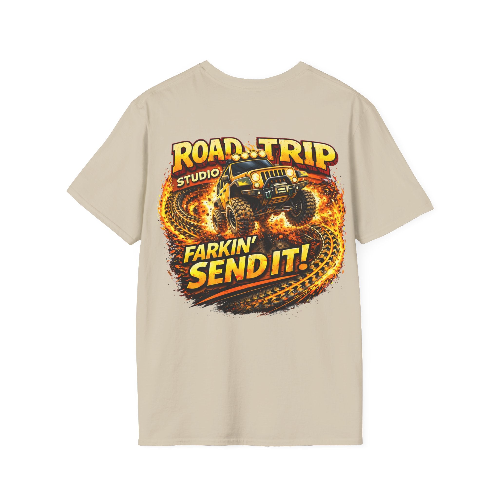 Farkin’ Send It Jeep T-Shirt - Official Road Trip Merch