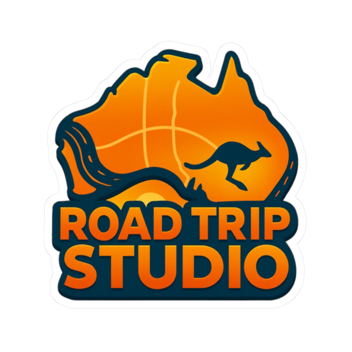Road Trip Studio Logo Stickers