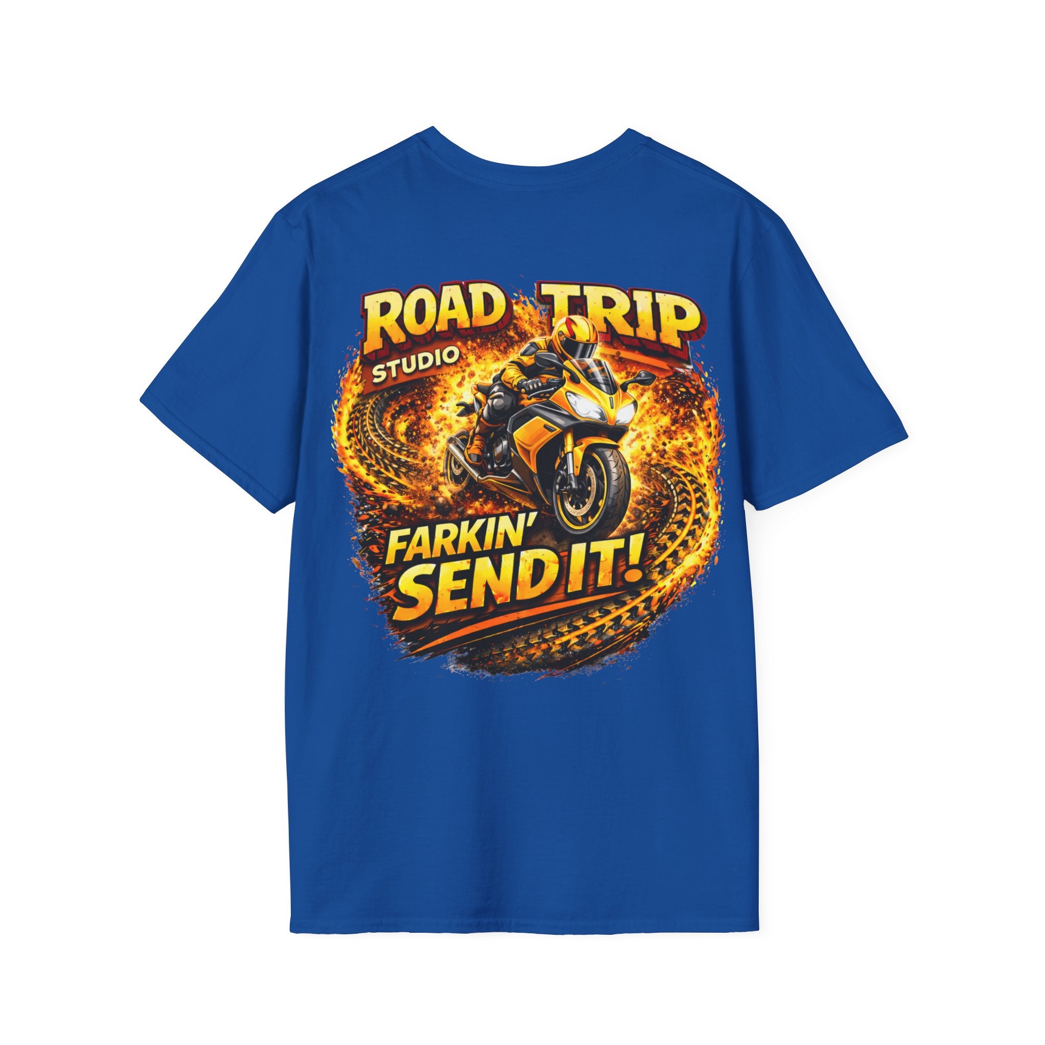 Farkin’ Send It Road Bike T-Shirt - Official Road Trip Merch
