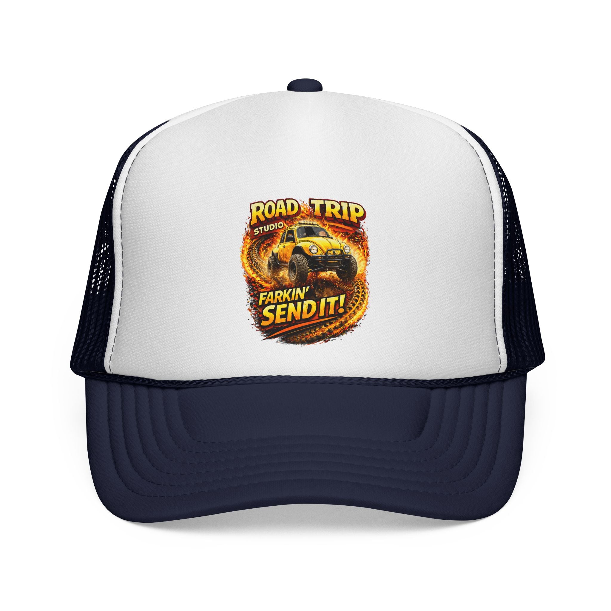 Farkin’ Send It Beetle Buggy Trucker Cap