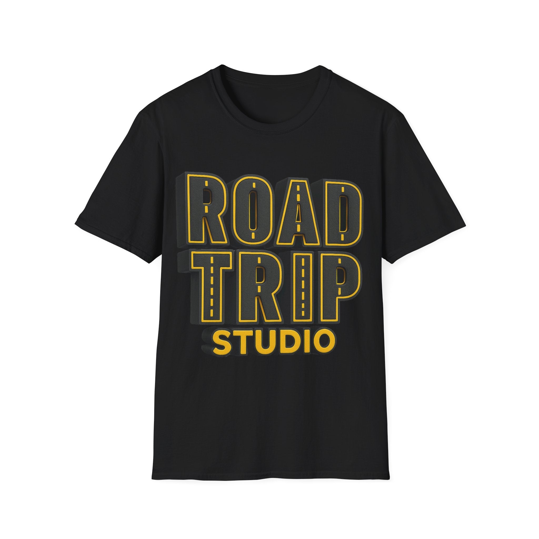 Road Trip Highway Text Logo T-Shirt — Official Road Trip Merch