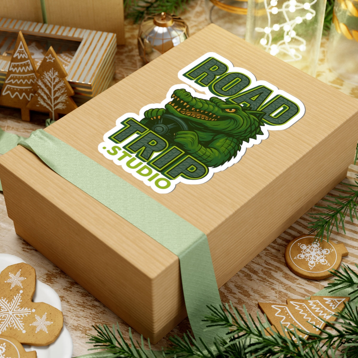 Road Trippin’ Crocodile Stickers - Official Road Trip Merch