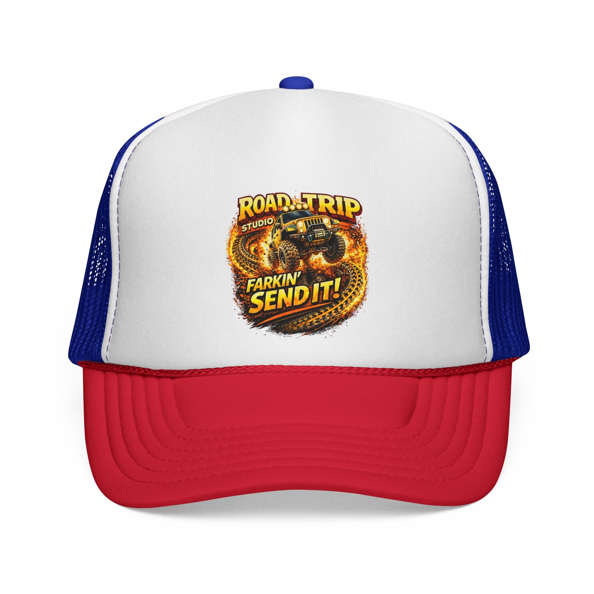 Farkin’ Send It Off-Road Jeep Trucker Cap