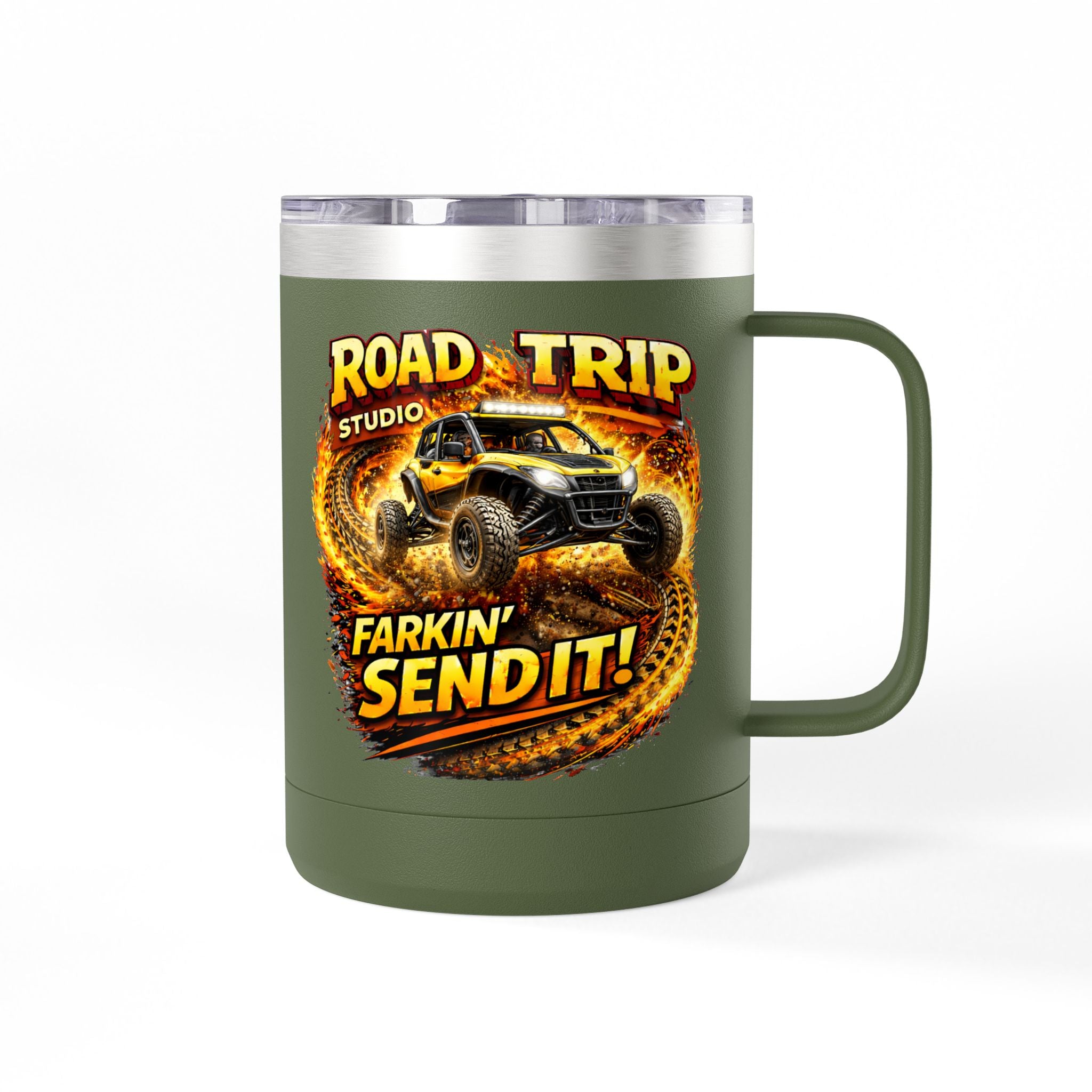 Farkin’ Send It Off-Road Buggy 15oz Travel Mug