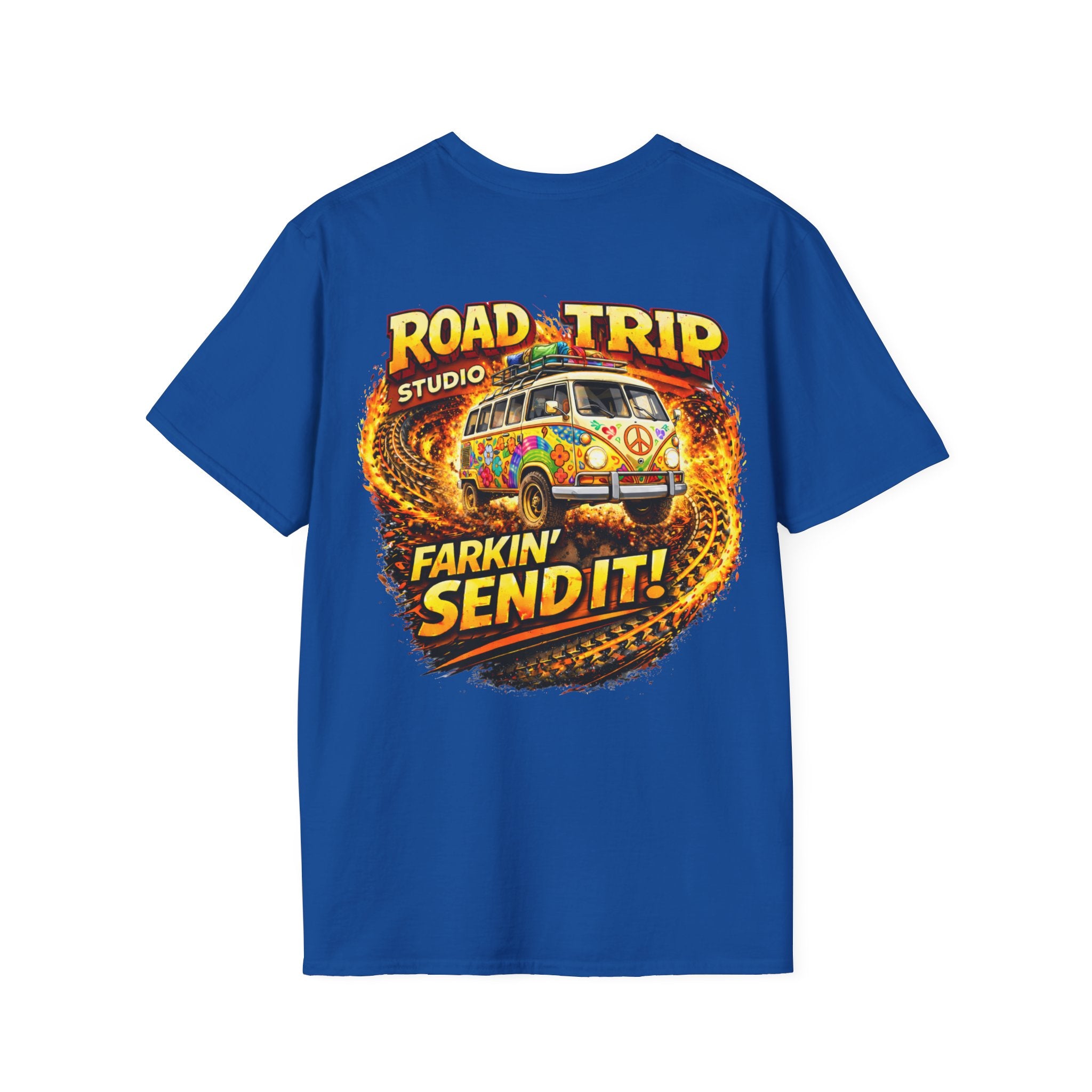 Farkin’ Send It Hippy Van T-Shirt - Official Road Trip Merch