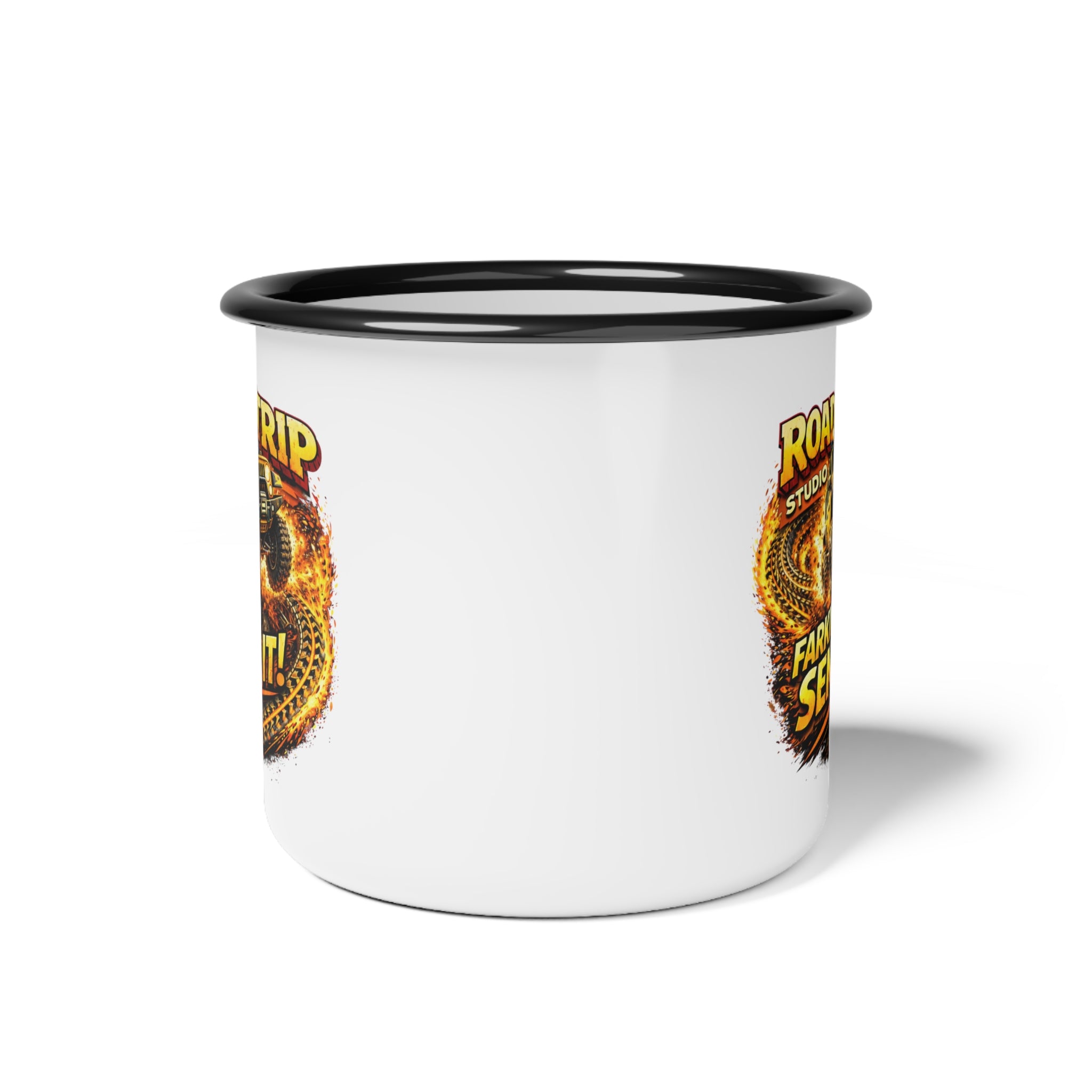 Farkin’ Send It Off-Road Jeep Enamel Camp Cup