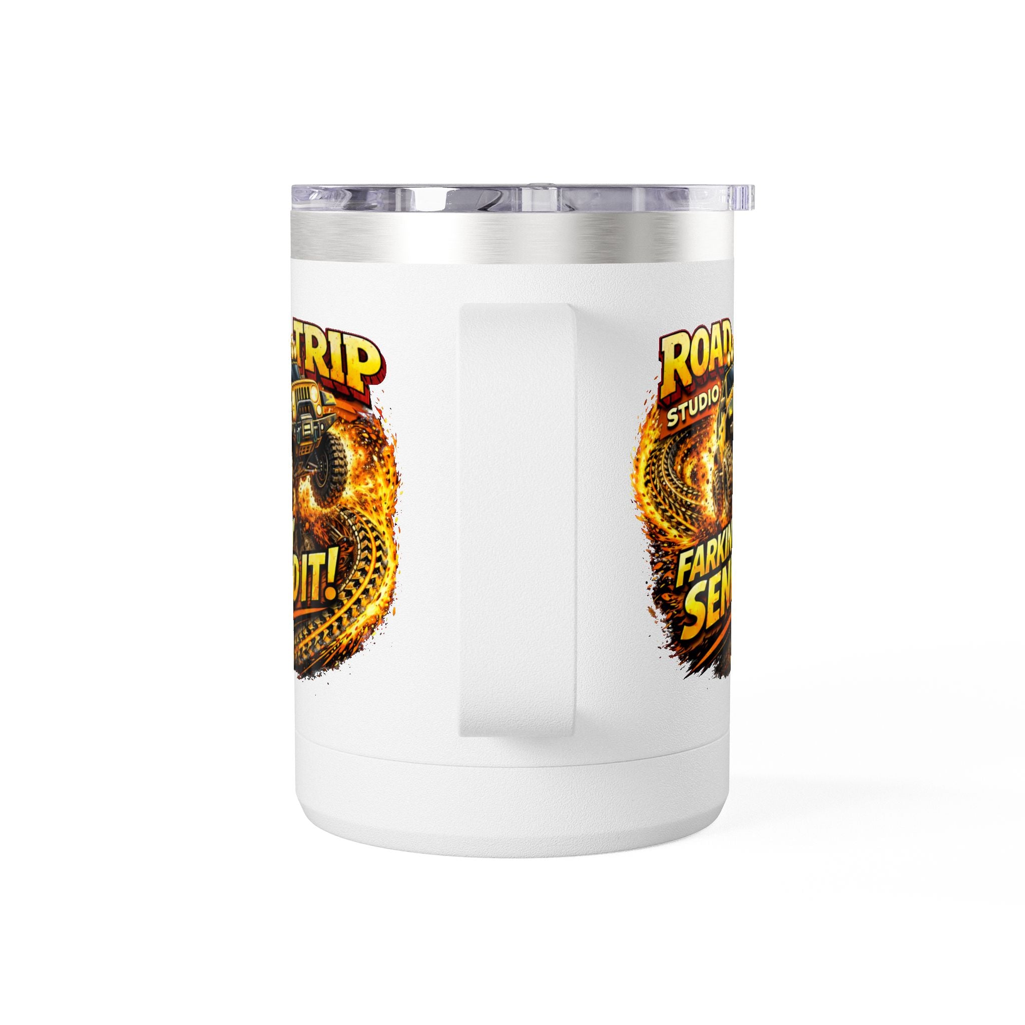 Farkin’ Send It Off-Road Jeep 15oz Travel Mug