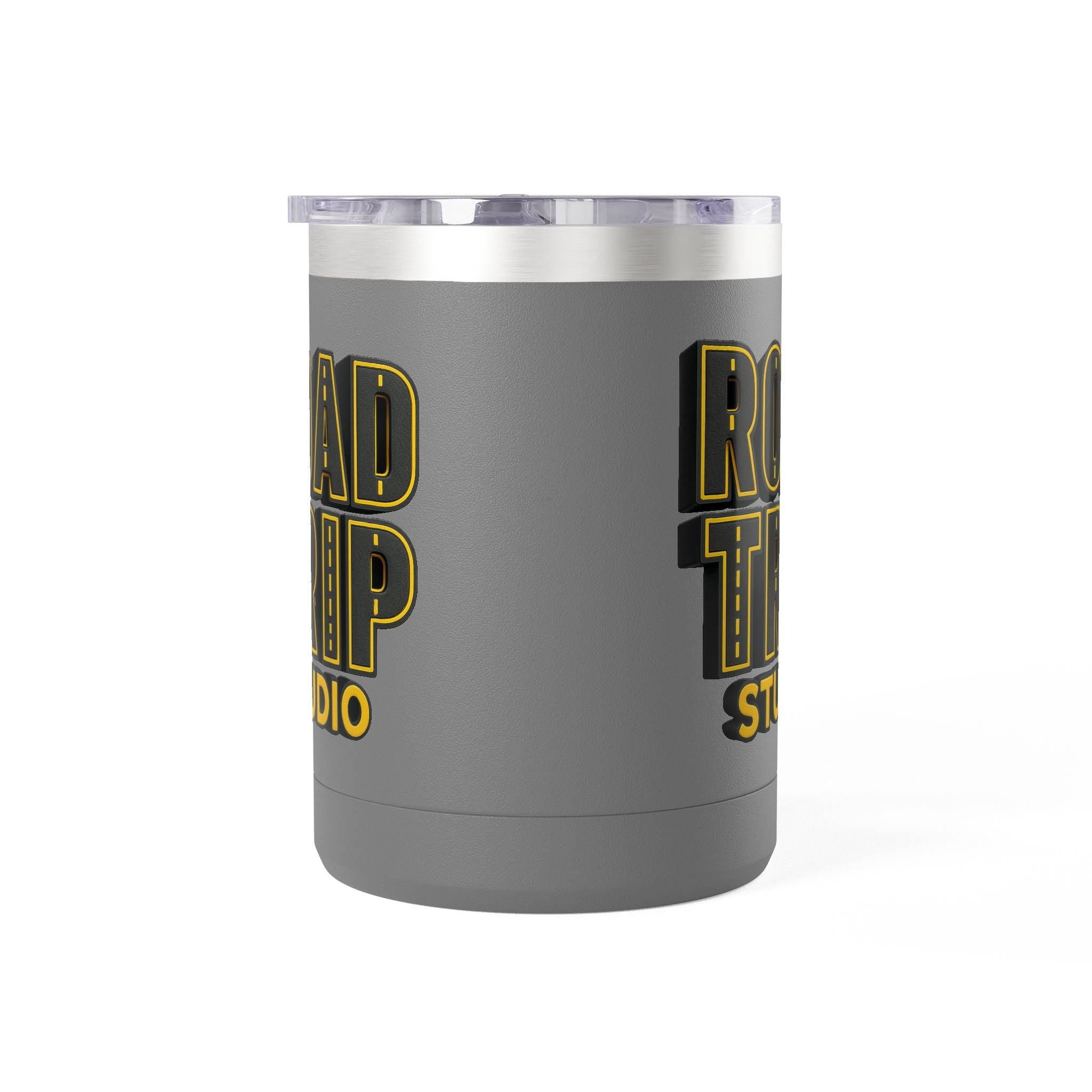 Road Trip Studio 15oz Travel Mug — Highway Text Tumbler