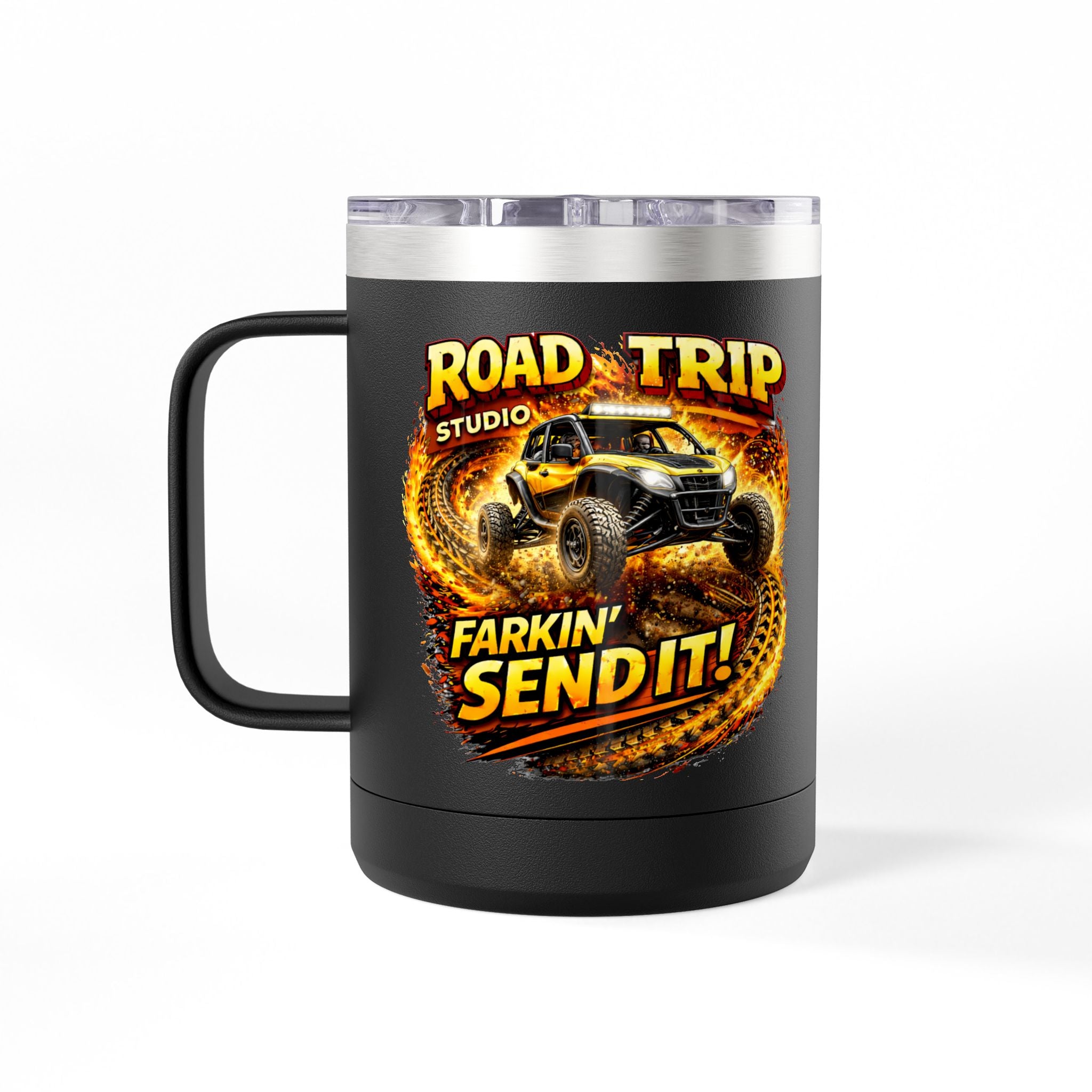 Farkin’ Send It Off-Road Buggy 15oz Travel Mug