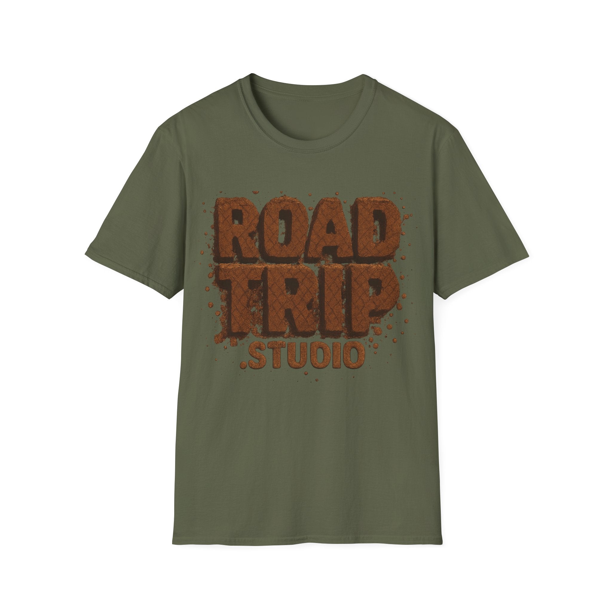 Road Trip Mud Splatter Text Logo T-Shirt — Official Road Trip Merch