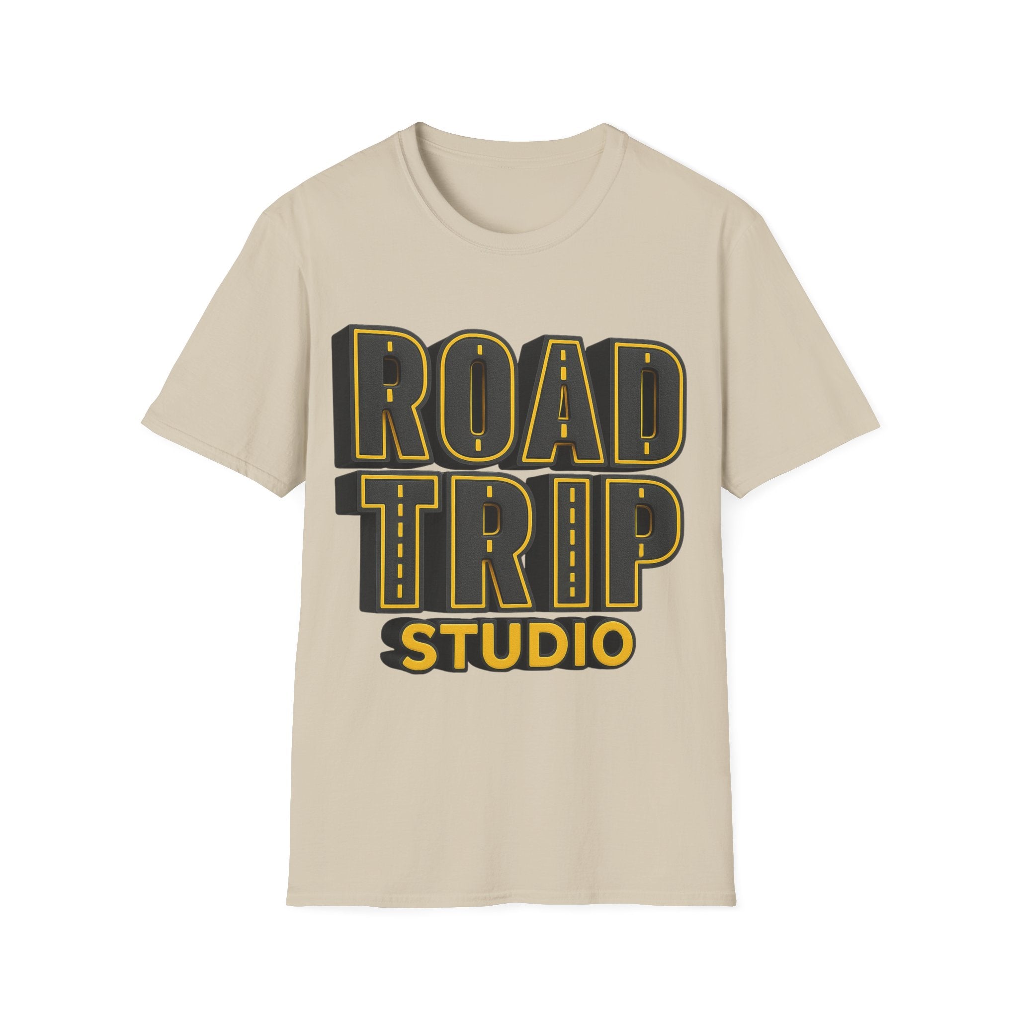 Road Trip Highway Text Logo T-Shirt — Official Road Trip Merch