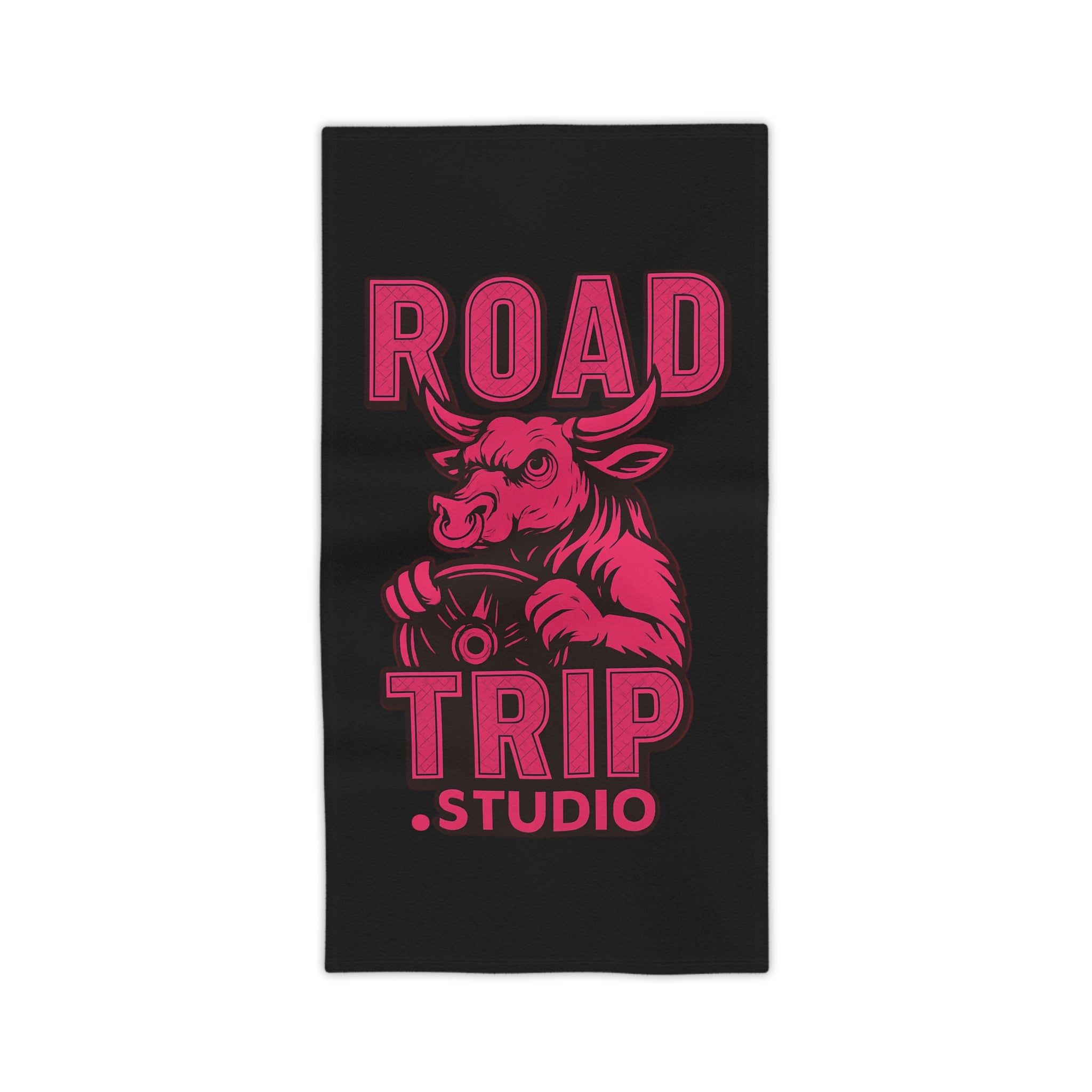 Road Trippin’ Bull Beach Towel