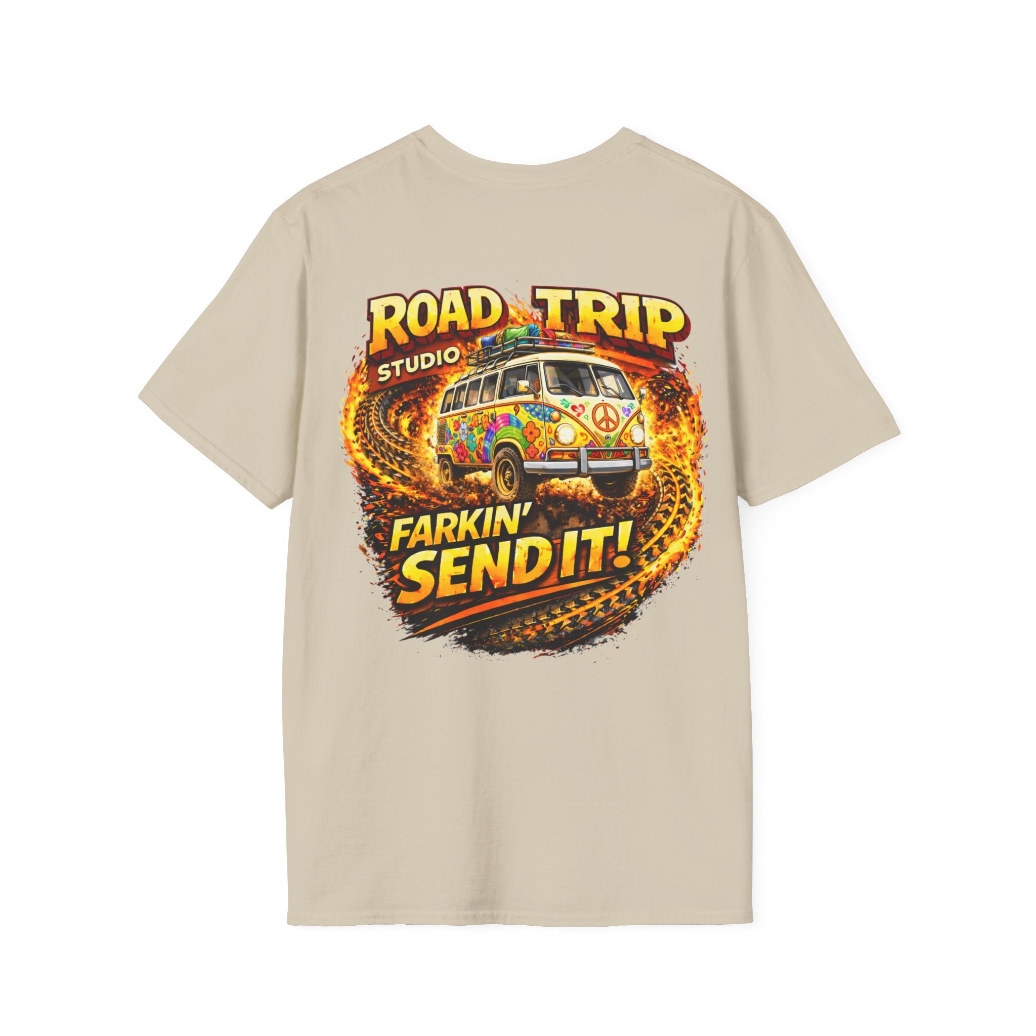 Farkin’ Send It Hippy Van T-Shirt - Official Road Trip Merch