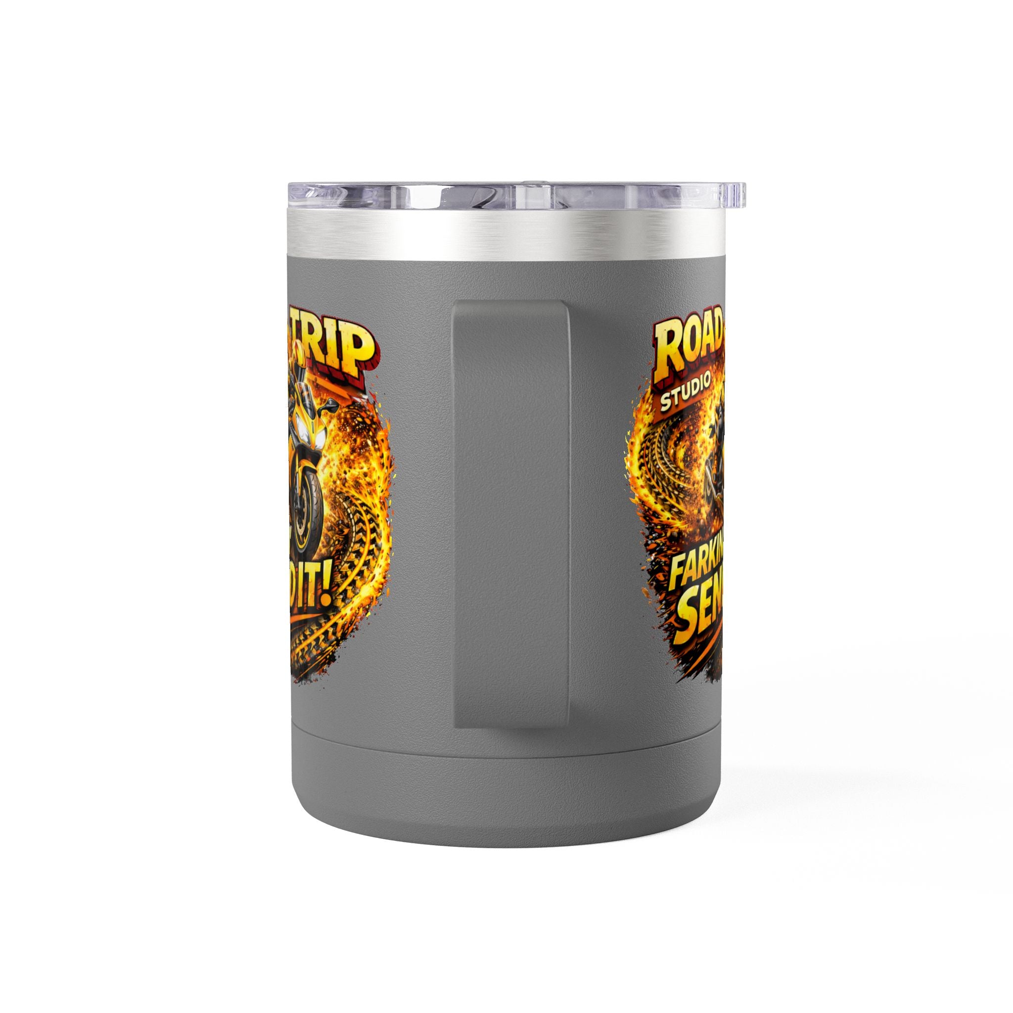 Farkin’ Send It Road Bike 15oz Travel Mug