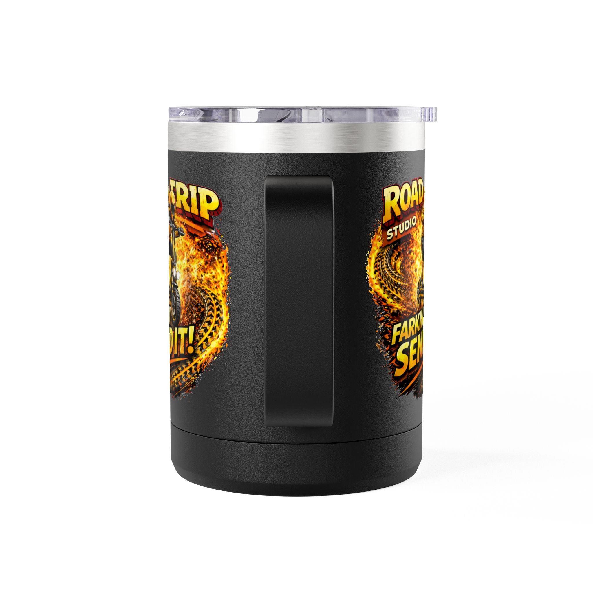 Farkin’ Send It Electric Scooter 15oz Travel Mug